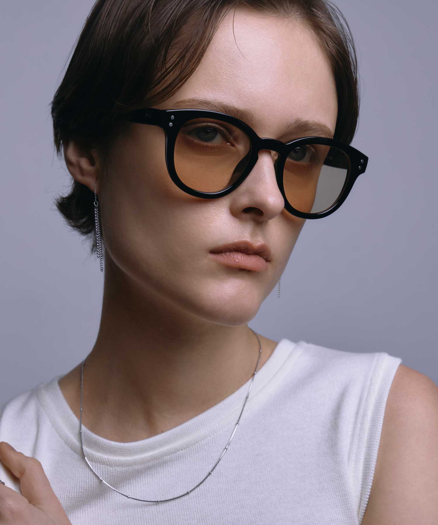 [ブラックxベージュ]クラシックウェリントン