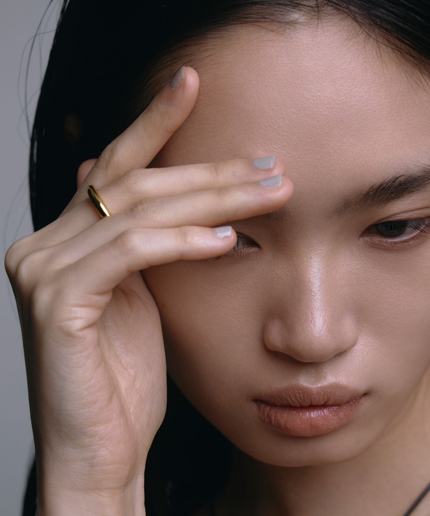 [ゴールド]クリアメタルコンビリング