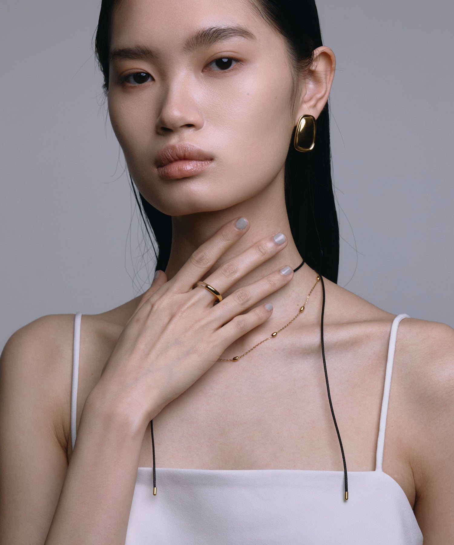 [ゴールド]クリアメタルコンビリング