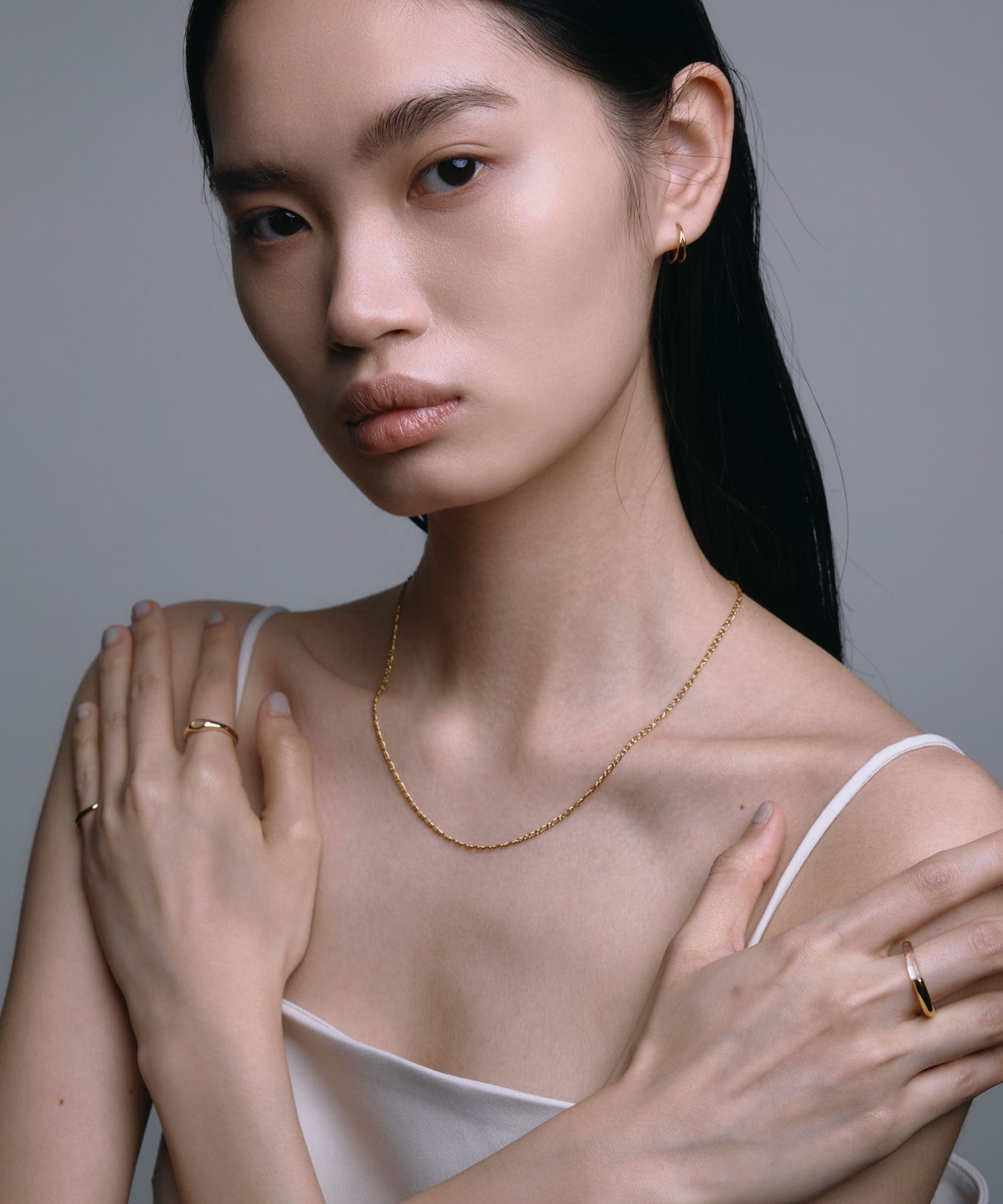 [ゴールド]クリアメタルコンビリング