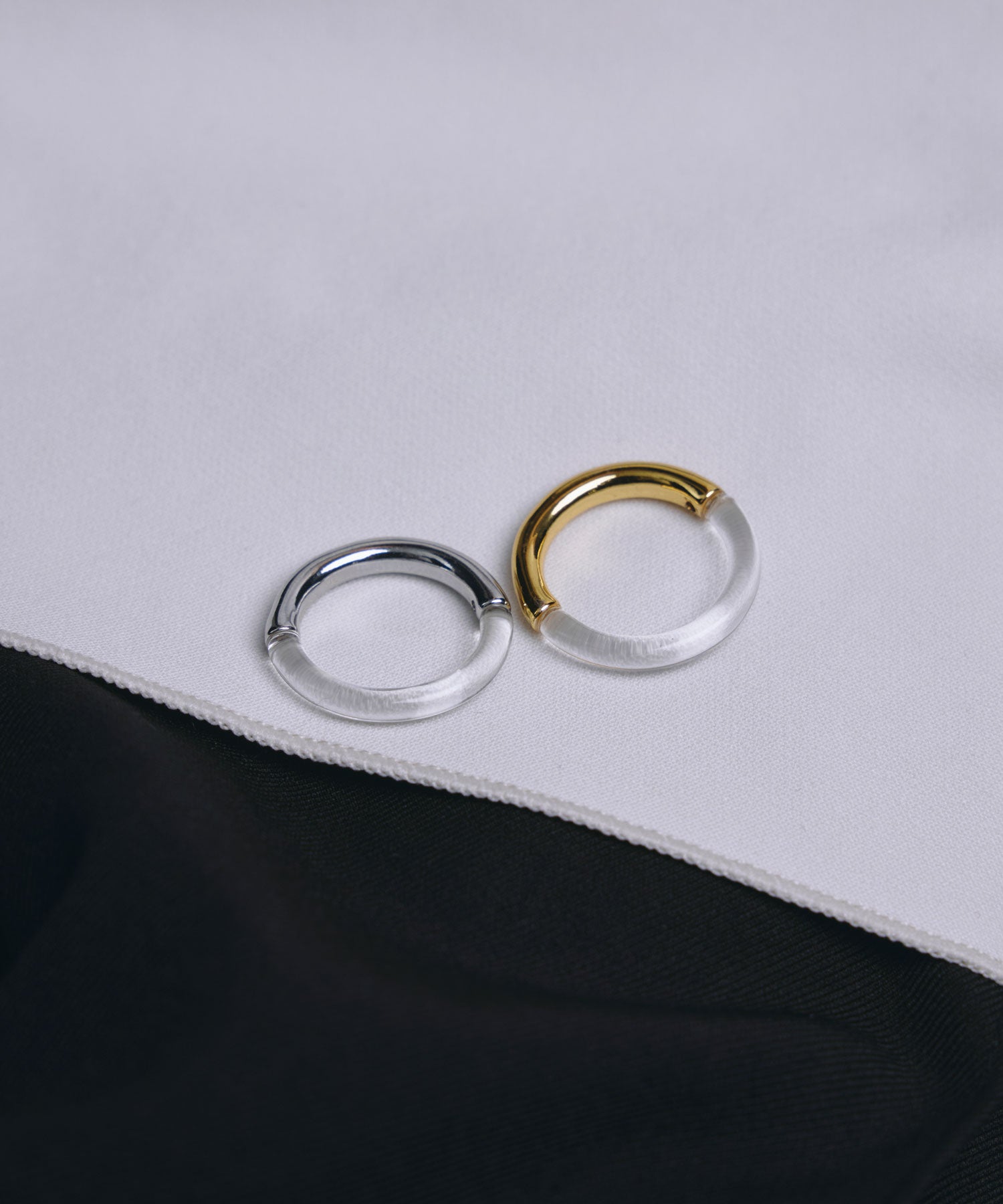 [ゴールド]クリアメタルコンビリング