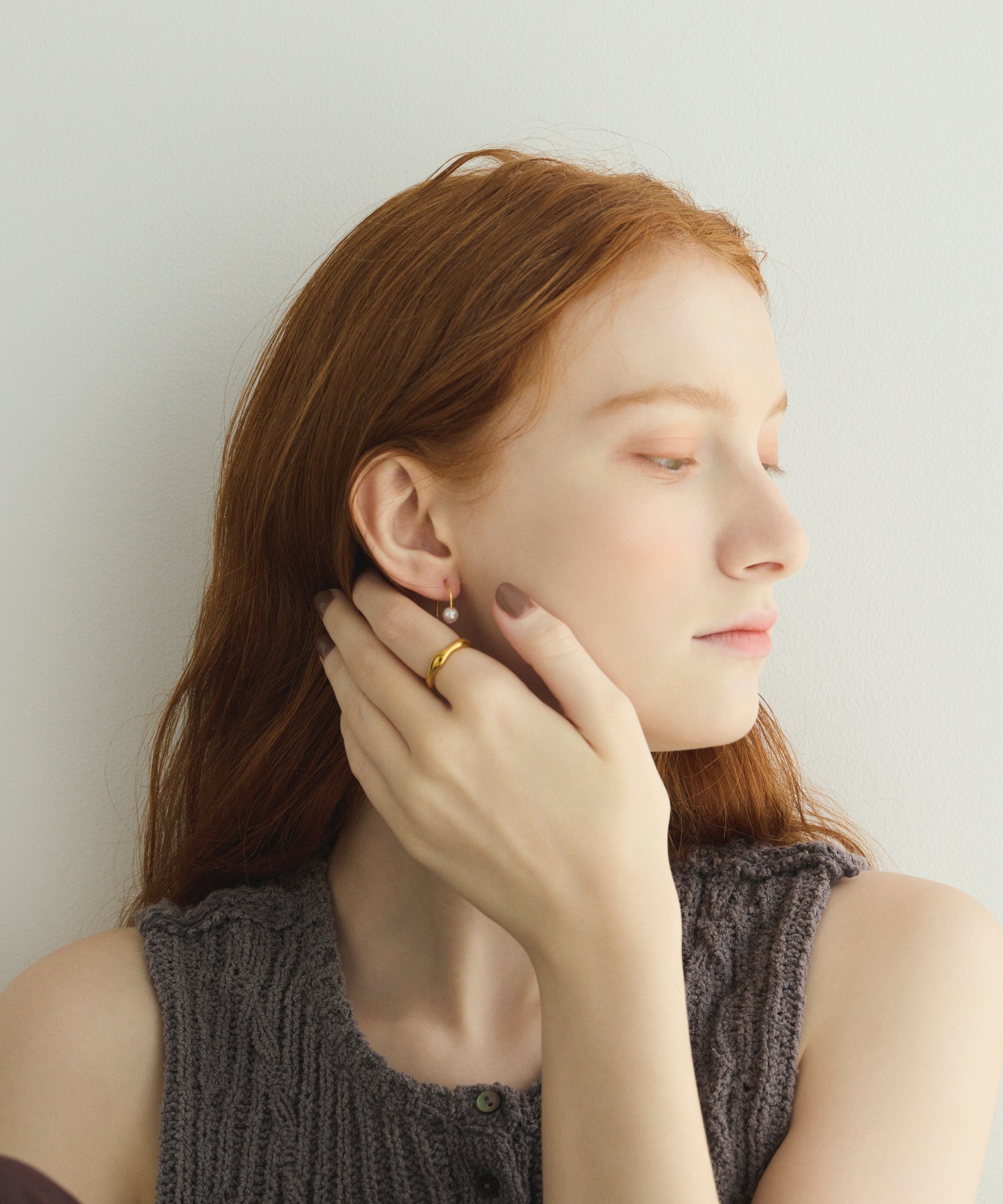 ゴールド]ネジレリング