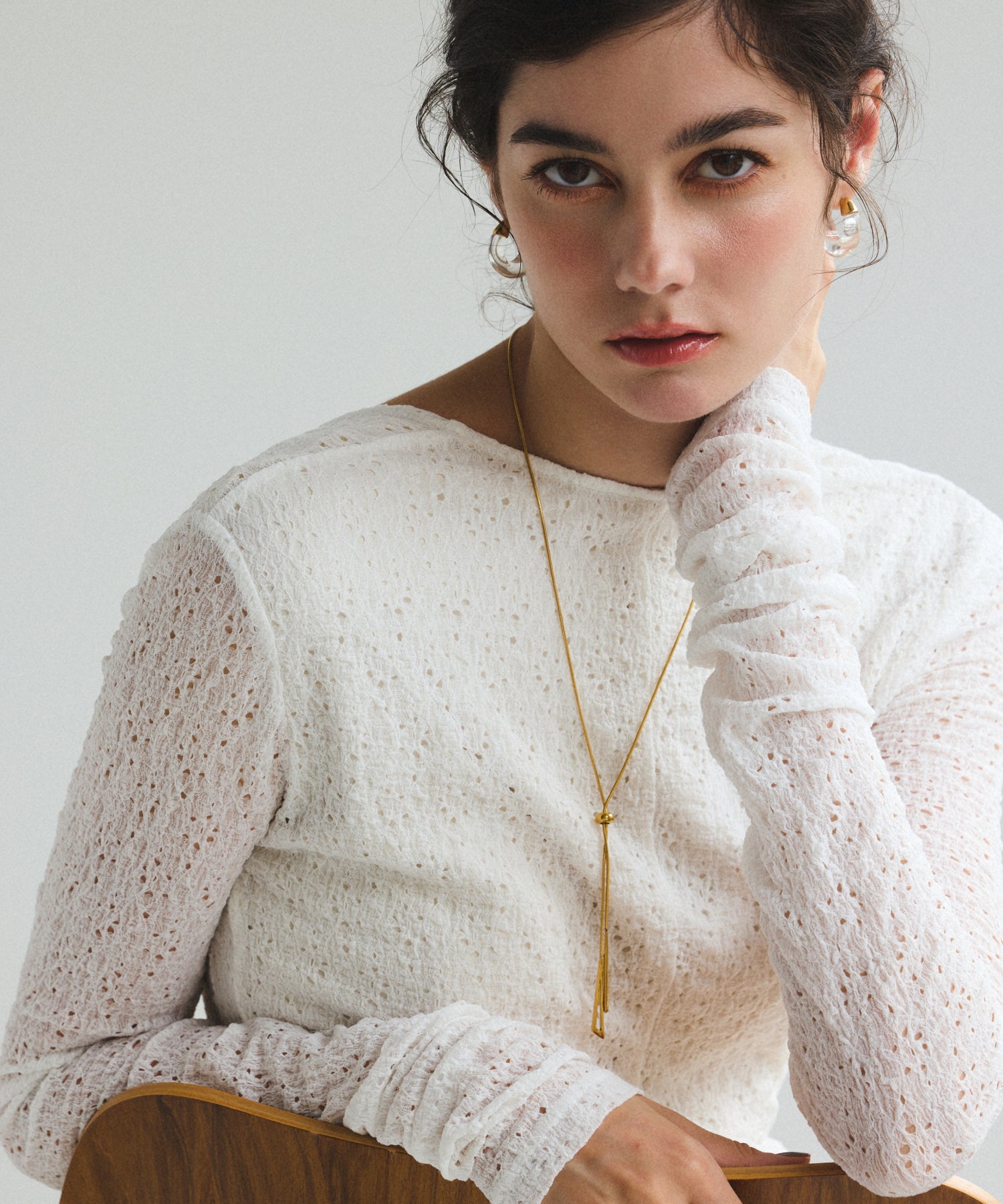 ゴールド]トライアングルラリエット