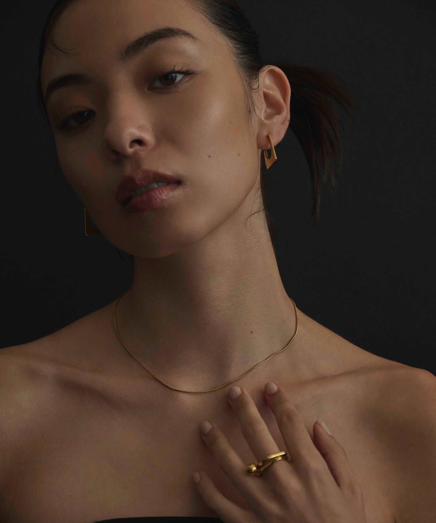 [Gold] Quart Ball Ring