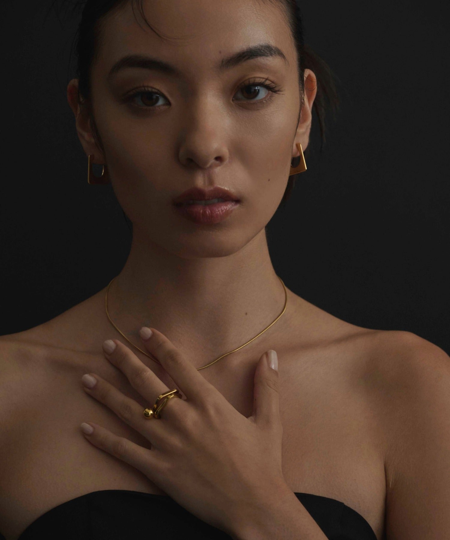 [Gold] Quart Ball Ring