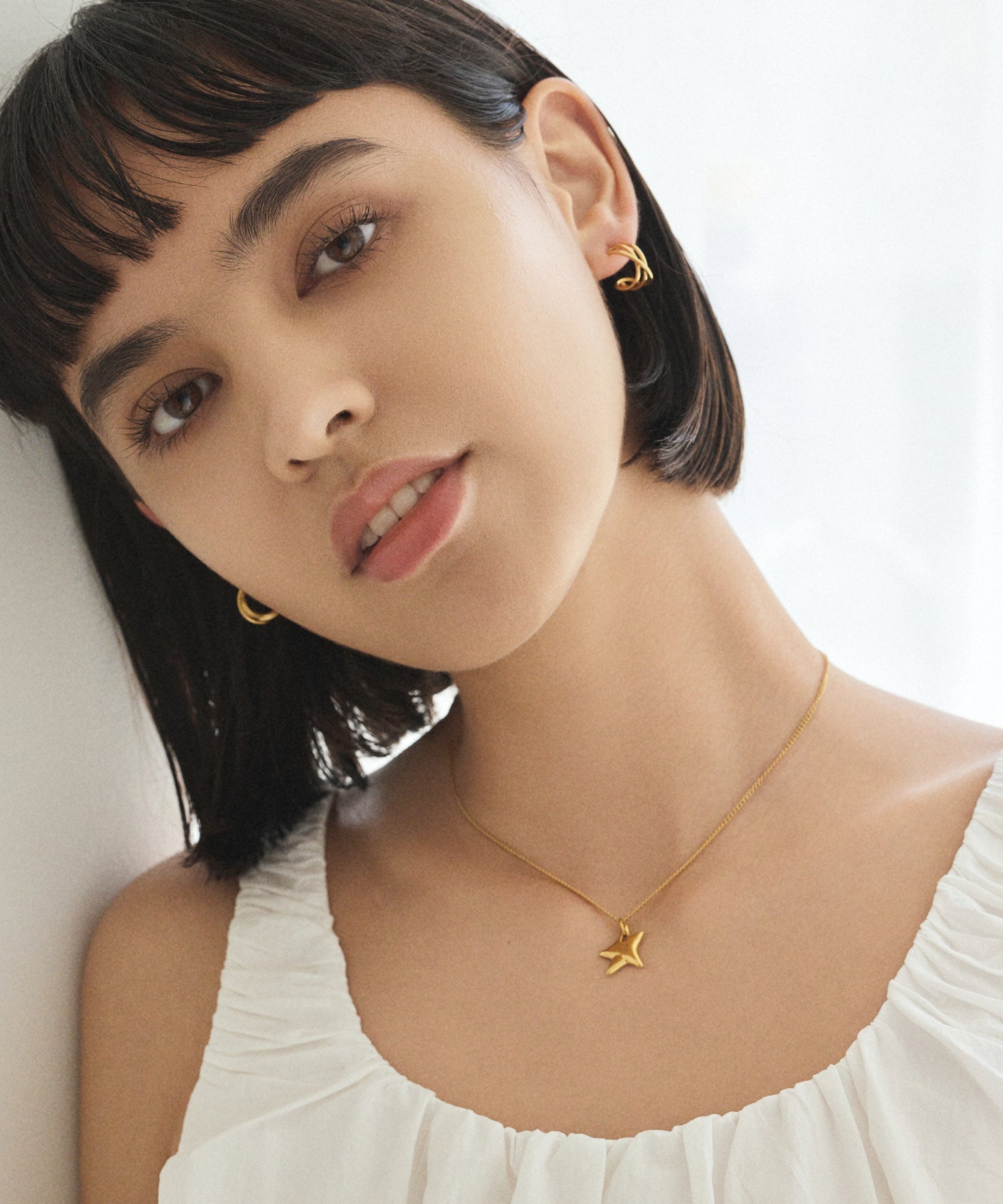 [Gold] Astro Slide Chain Necklace