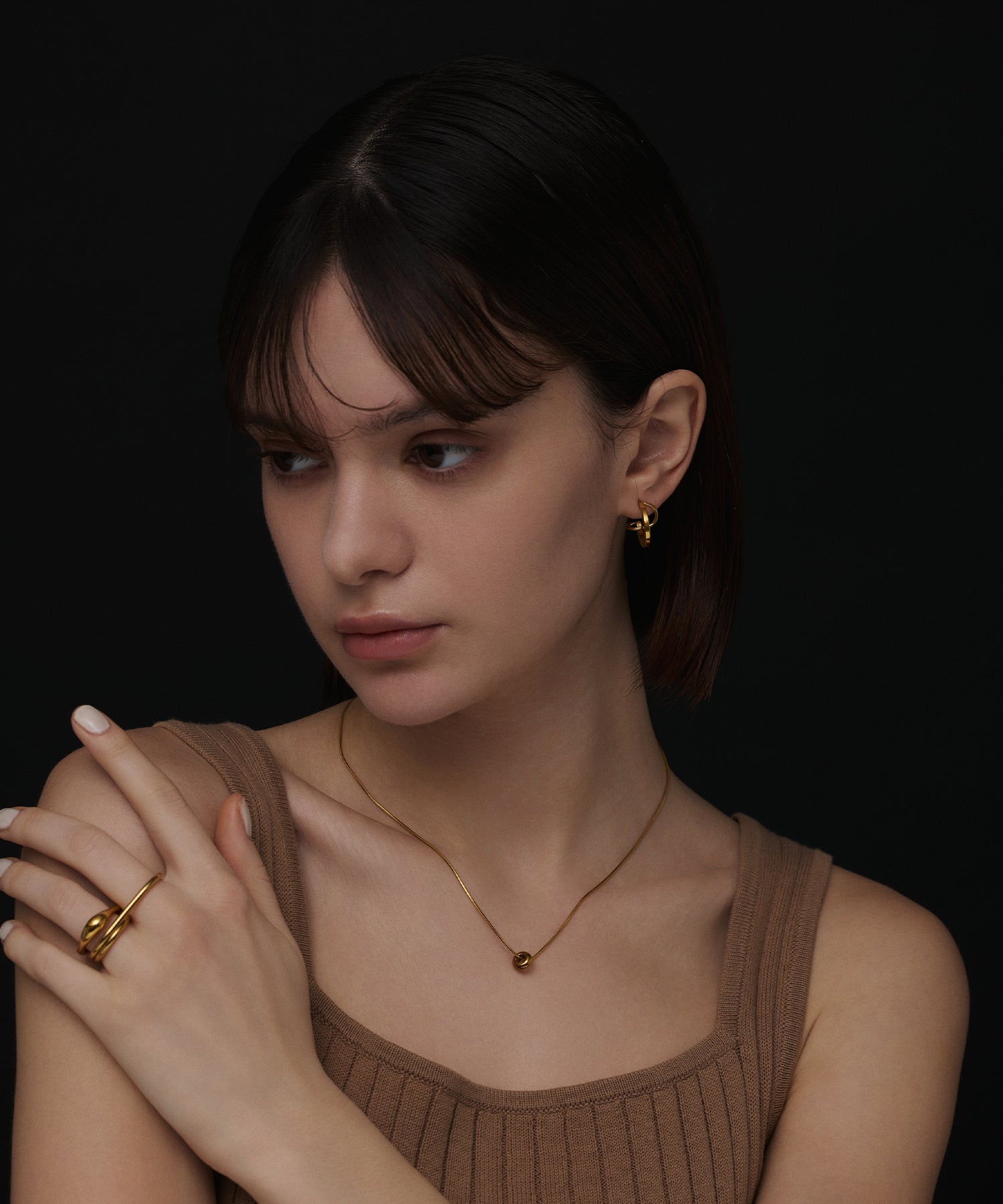 ゴールド]スペースピアス