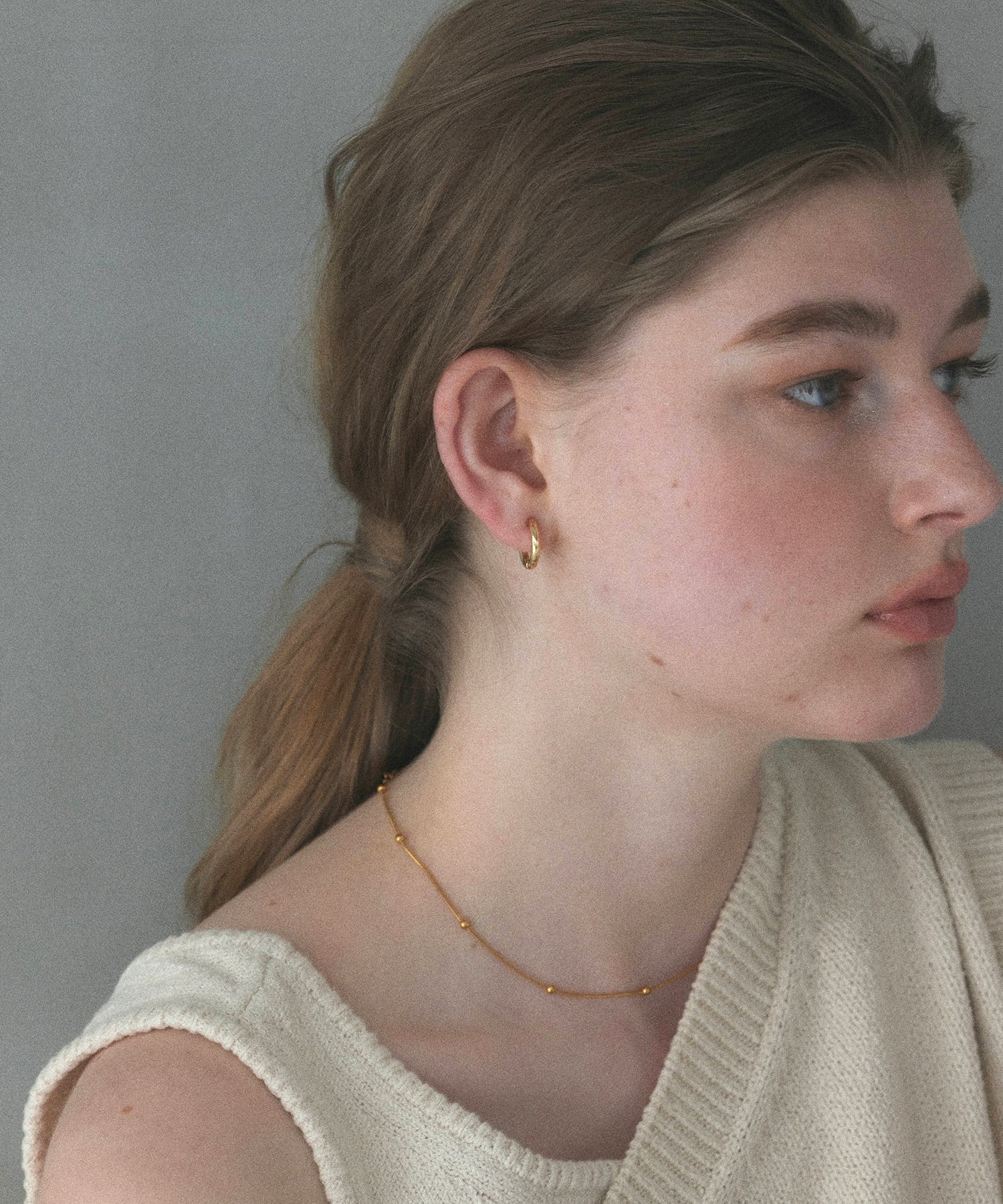 [Gold] Dotball Necklace