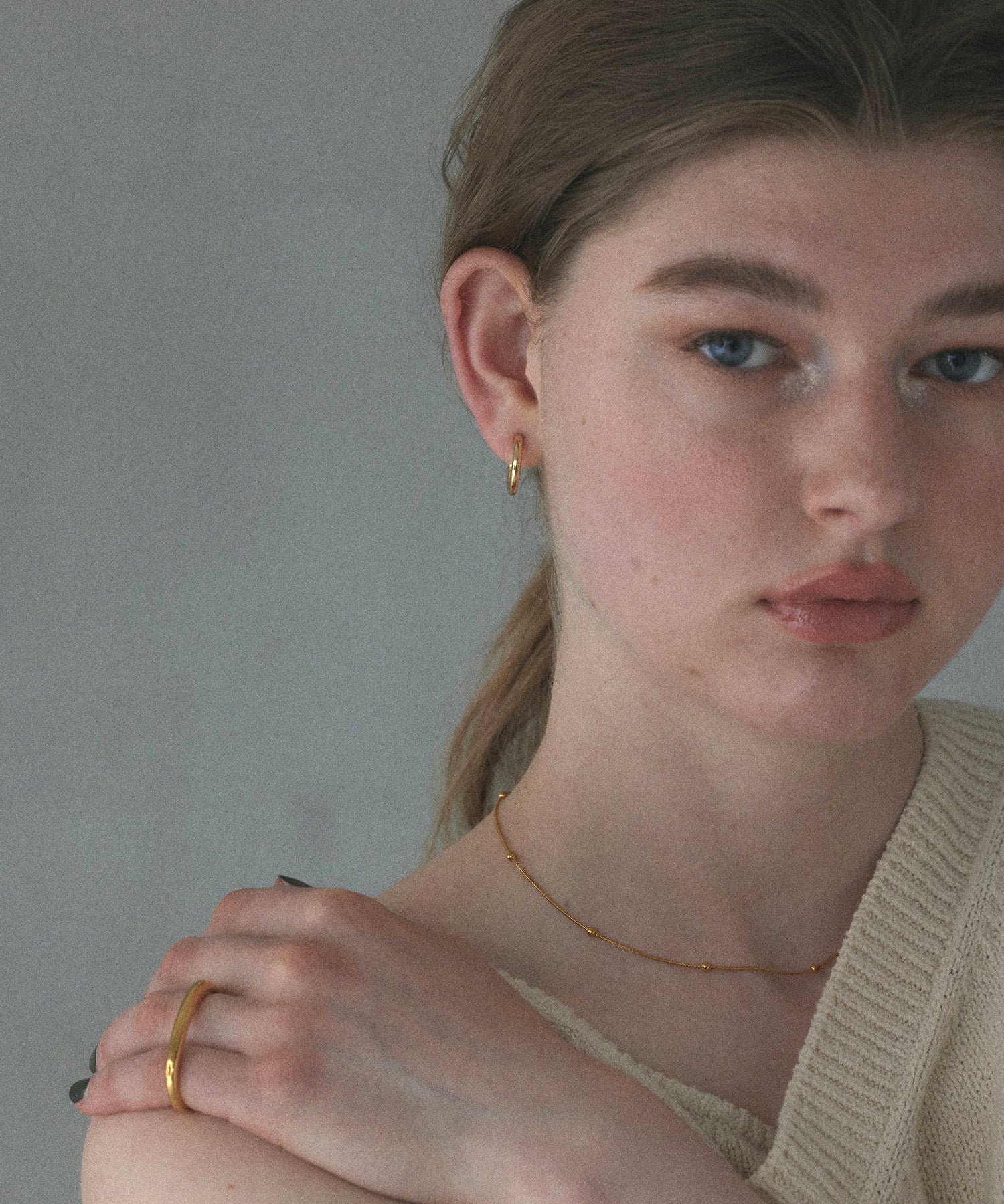 [Gold] Dotball Necklace