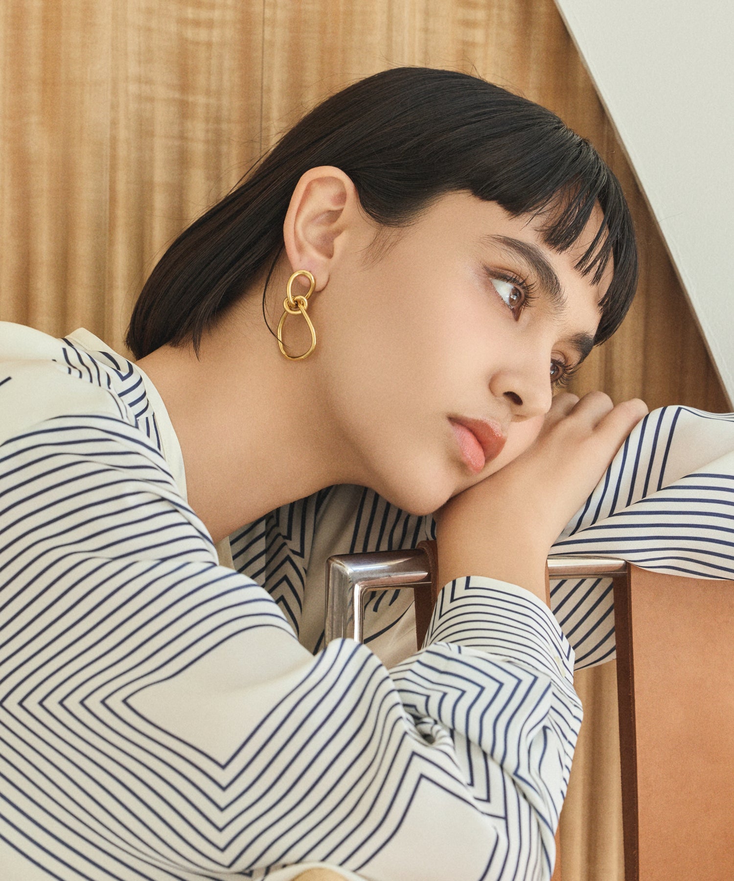 LORO SQ pierce 01 ゴールド　ピアス　両耳 LORO P pierce 01 ゴールド - メルカリ