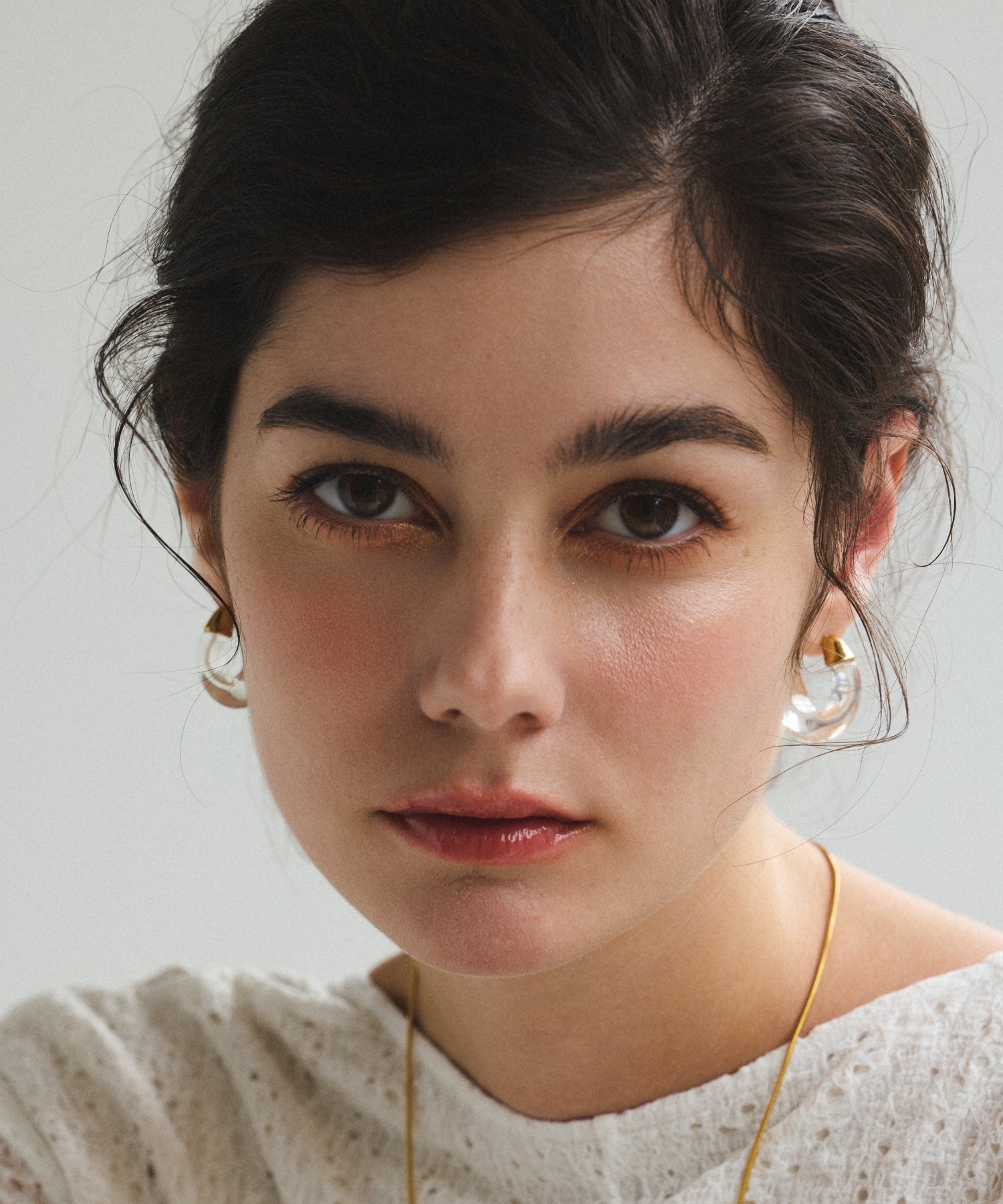 ゴールド]スキームフープピアス