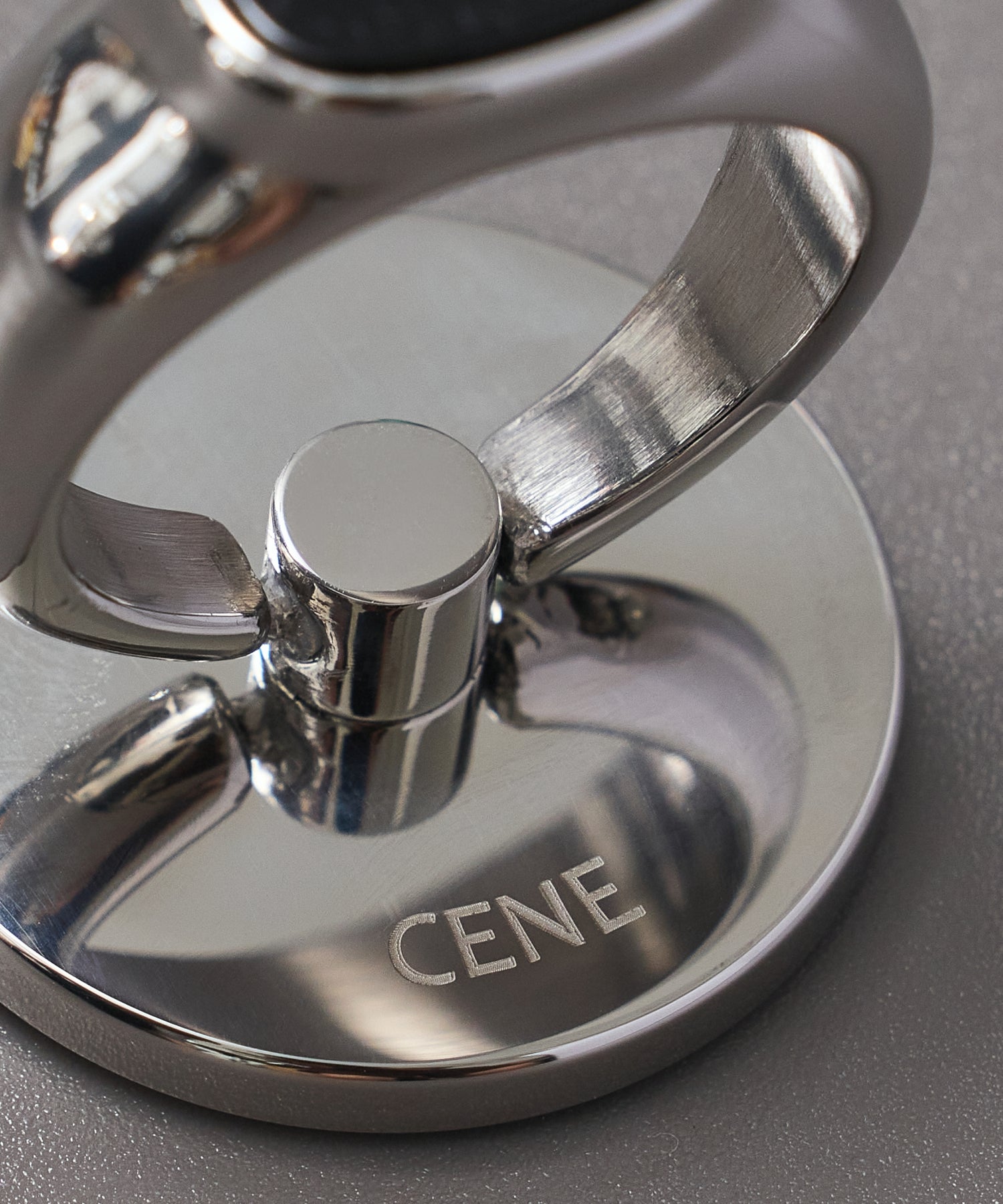 [Silver] Stone Smartphone Ring