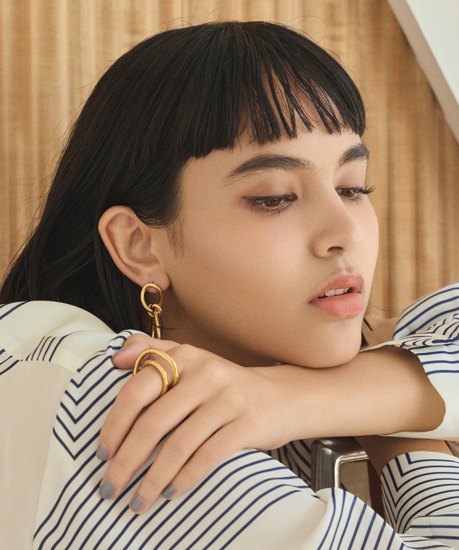 充実の品 ゴールド]ノットリンクピアス – CENE アクセサリー