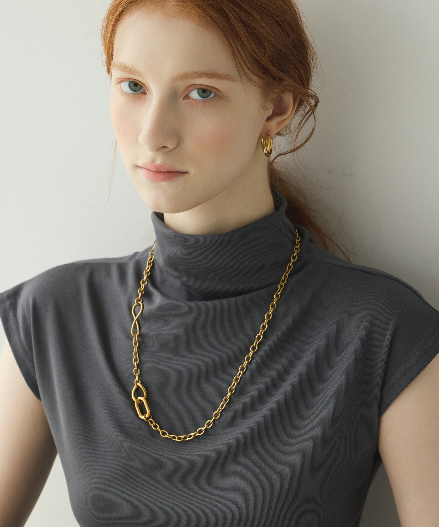 [Gold] Carabiner Necklace