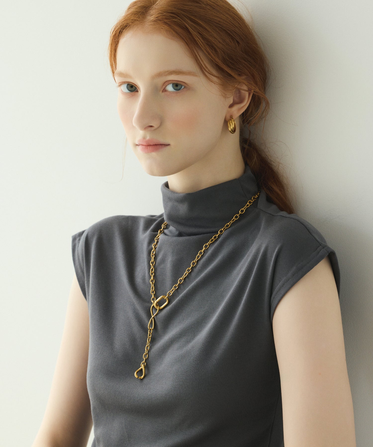 [Gold] Carabiner Necklace