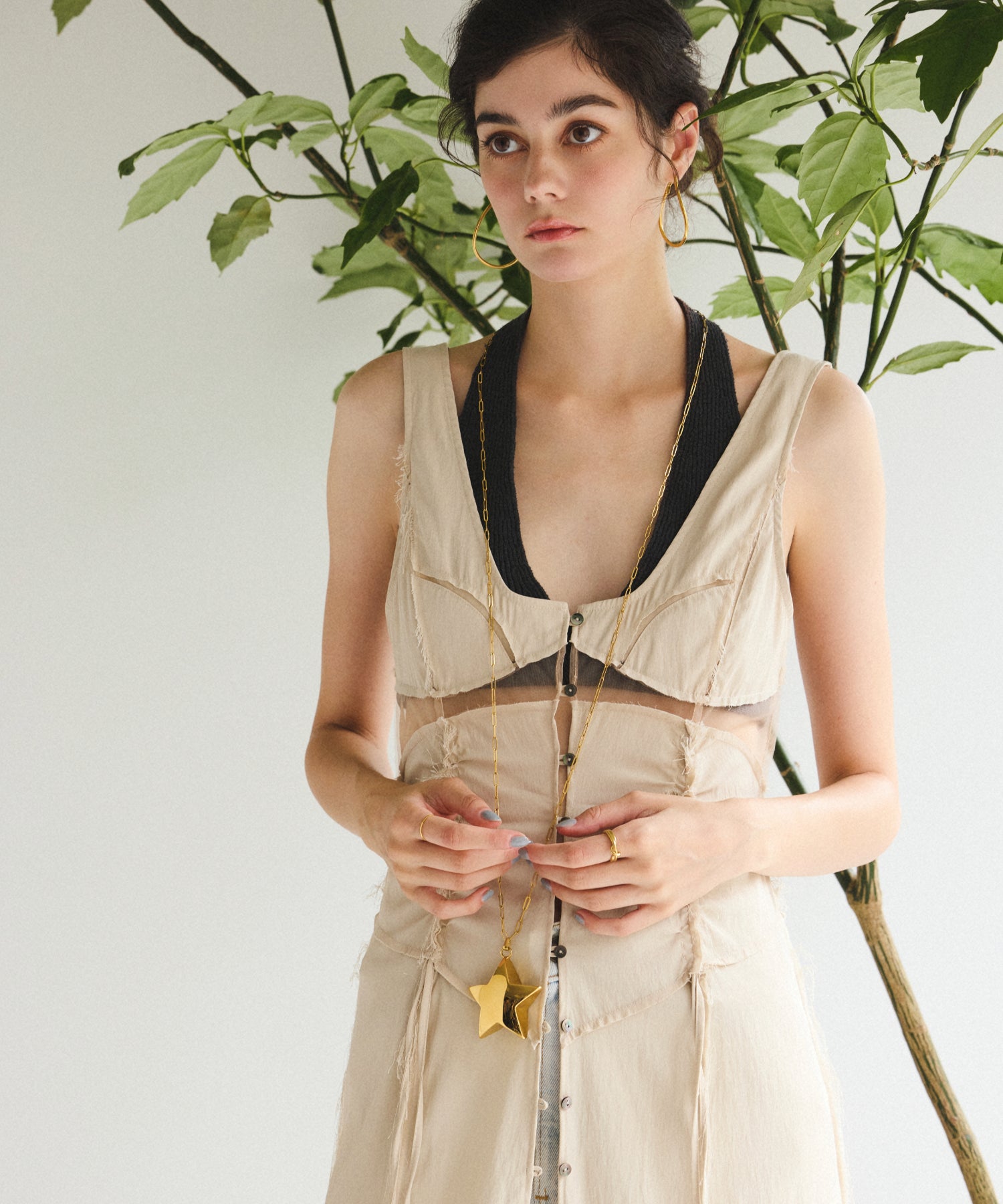 [Gold] Big Drop Earrings