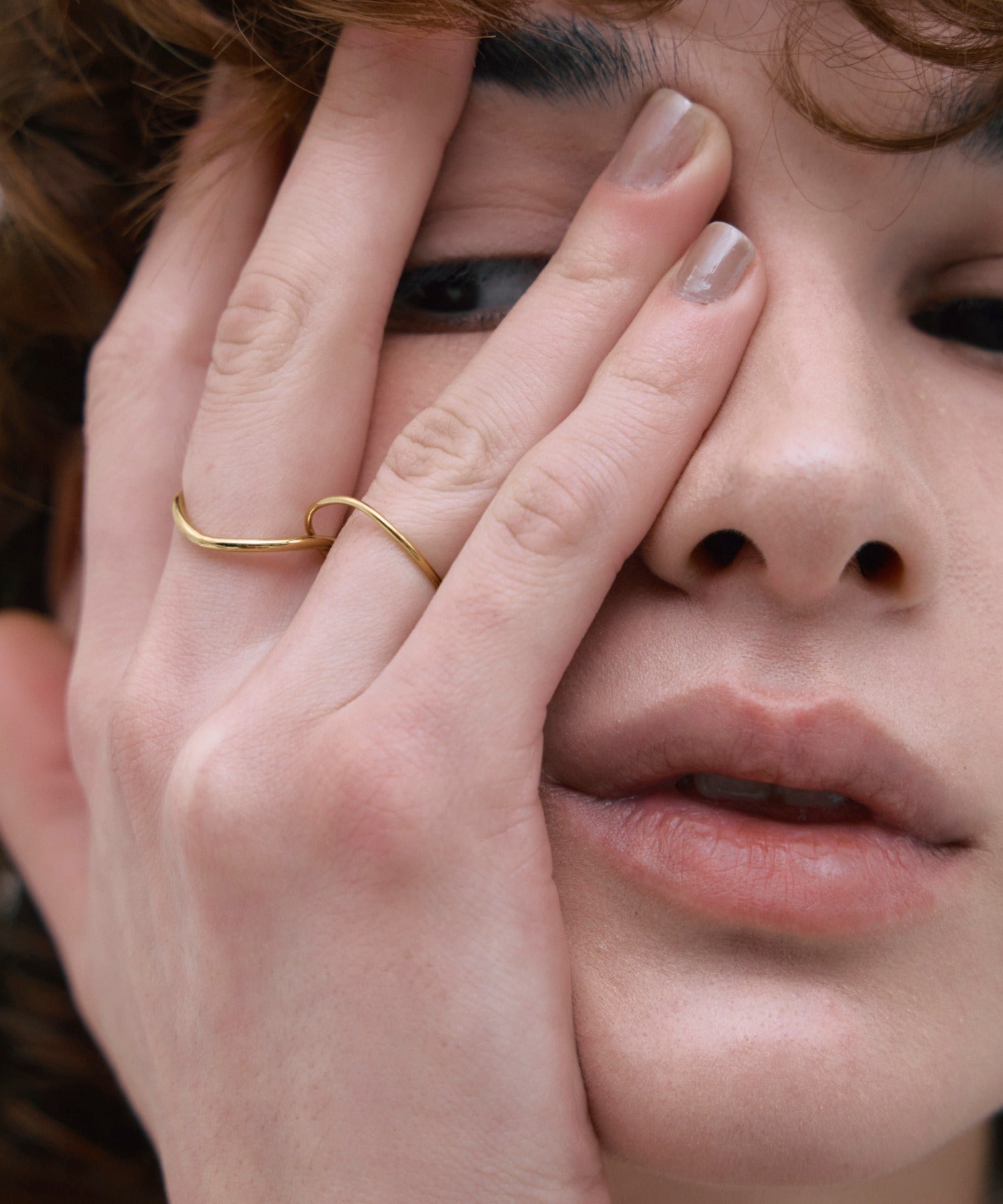 [Gold] Double Hoop Ring