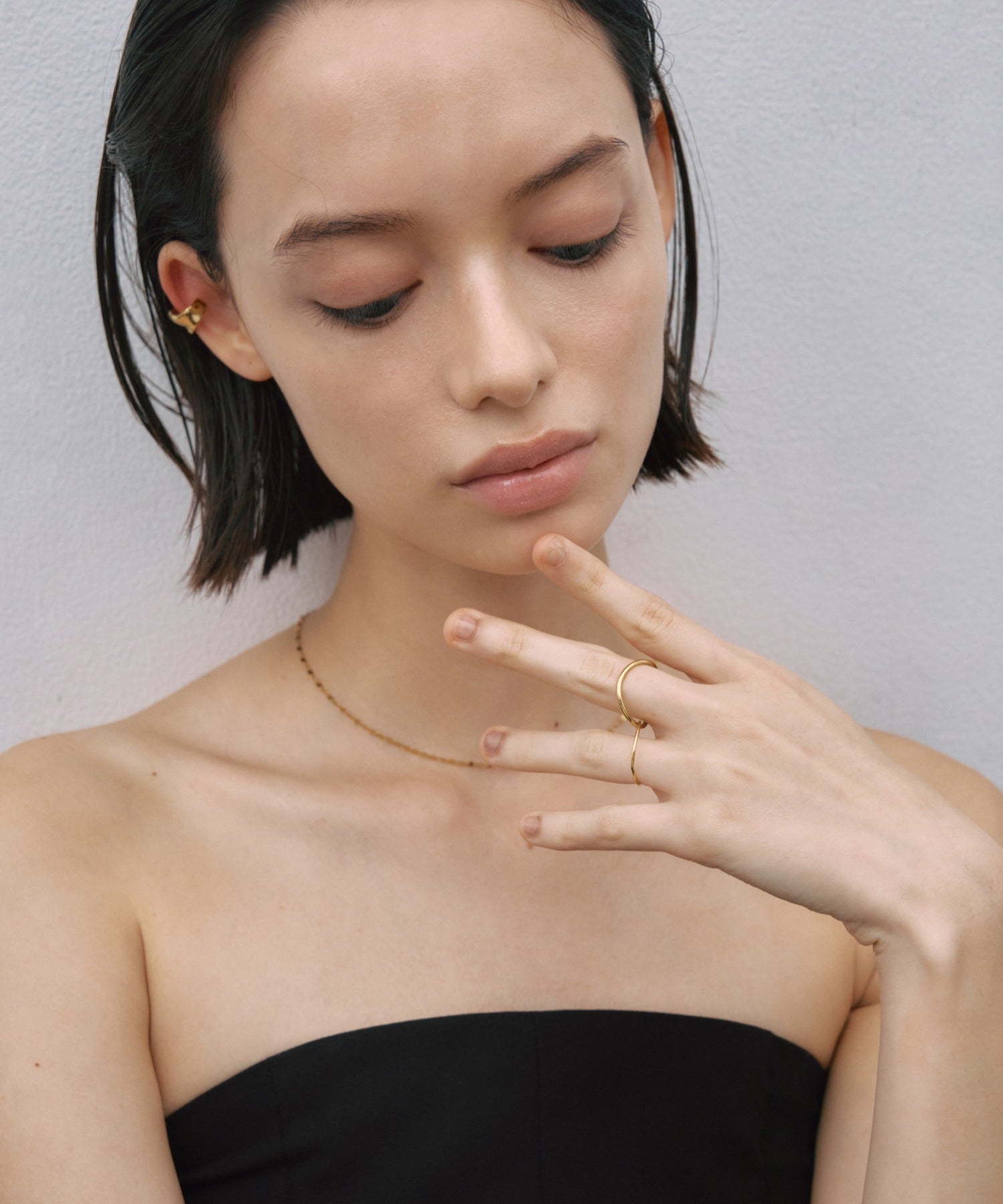 [Gold] Double Hoop Ring