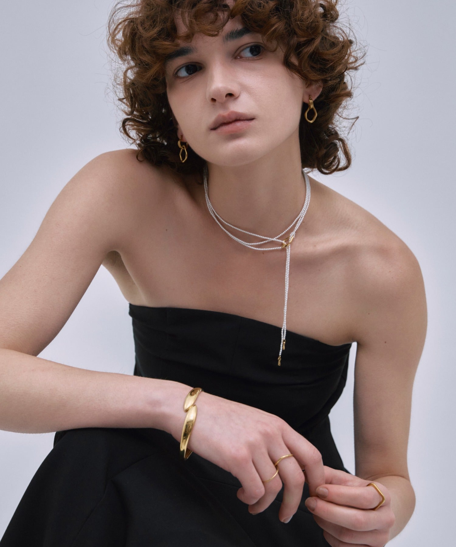 [Gold] Double Hoop Ring