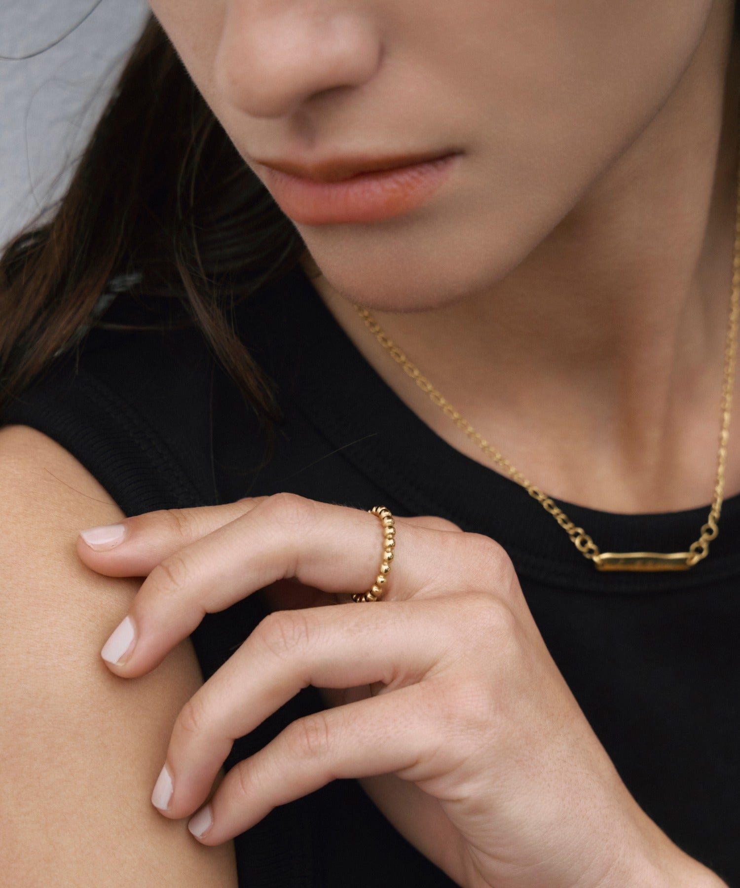 [Gold] Dot Ring
