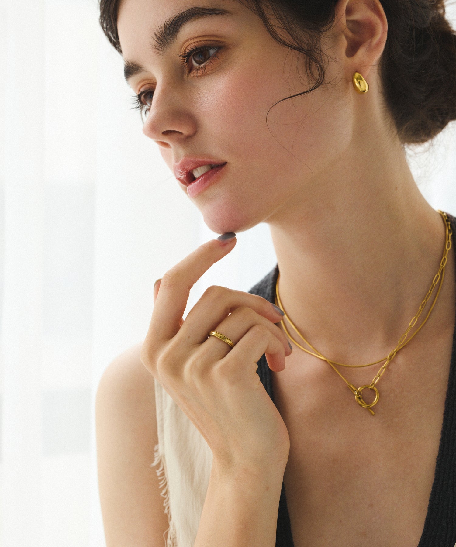 ゴールド]バルーンピアス