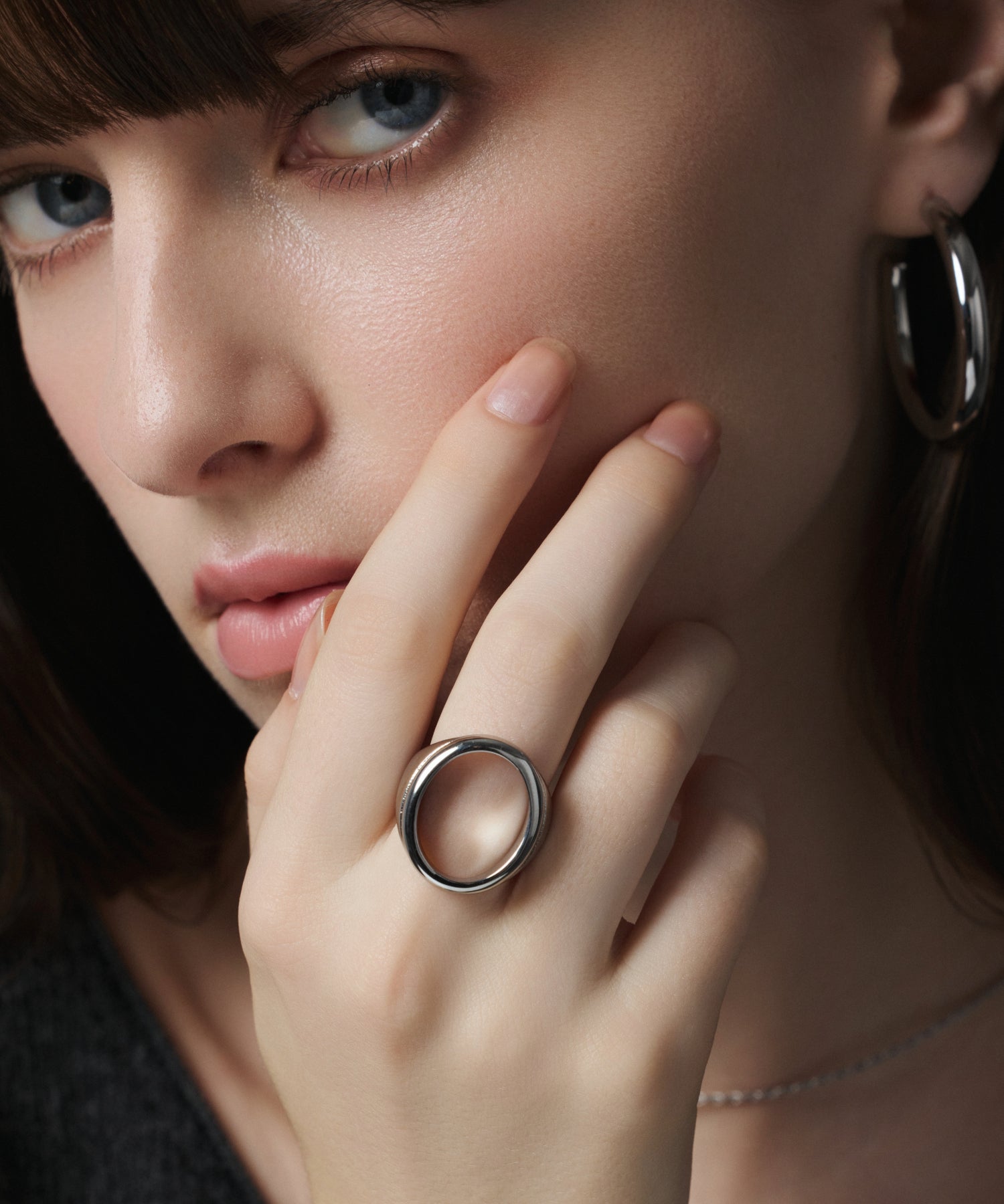 [Silver] Round Open Ring