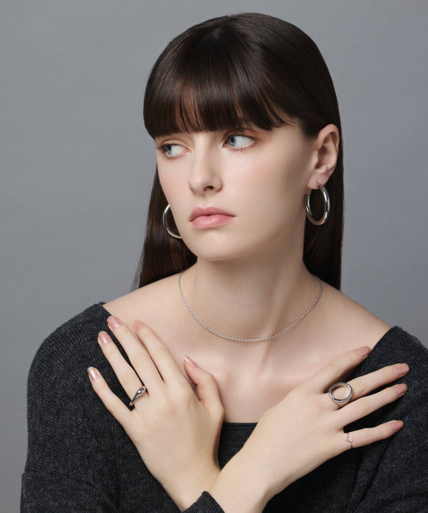 SILHOUETTE EARRINGS | Silver – BAR Jewellery