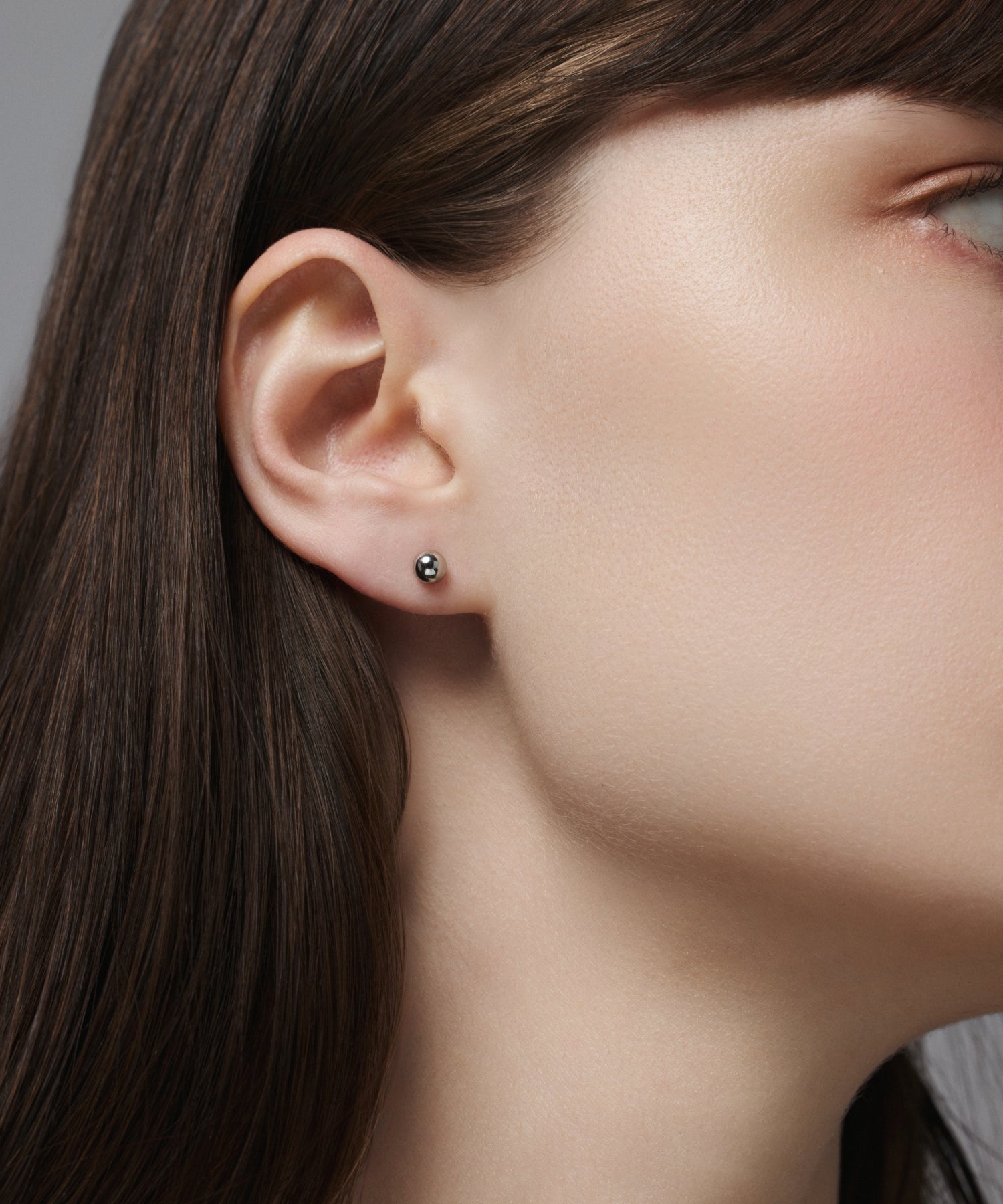 [Silver] Pinball earrings (medium)