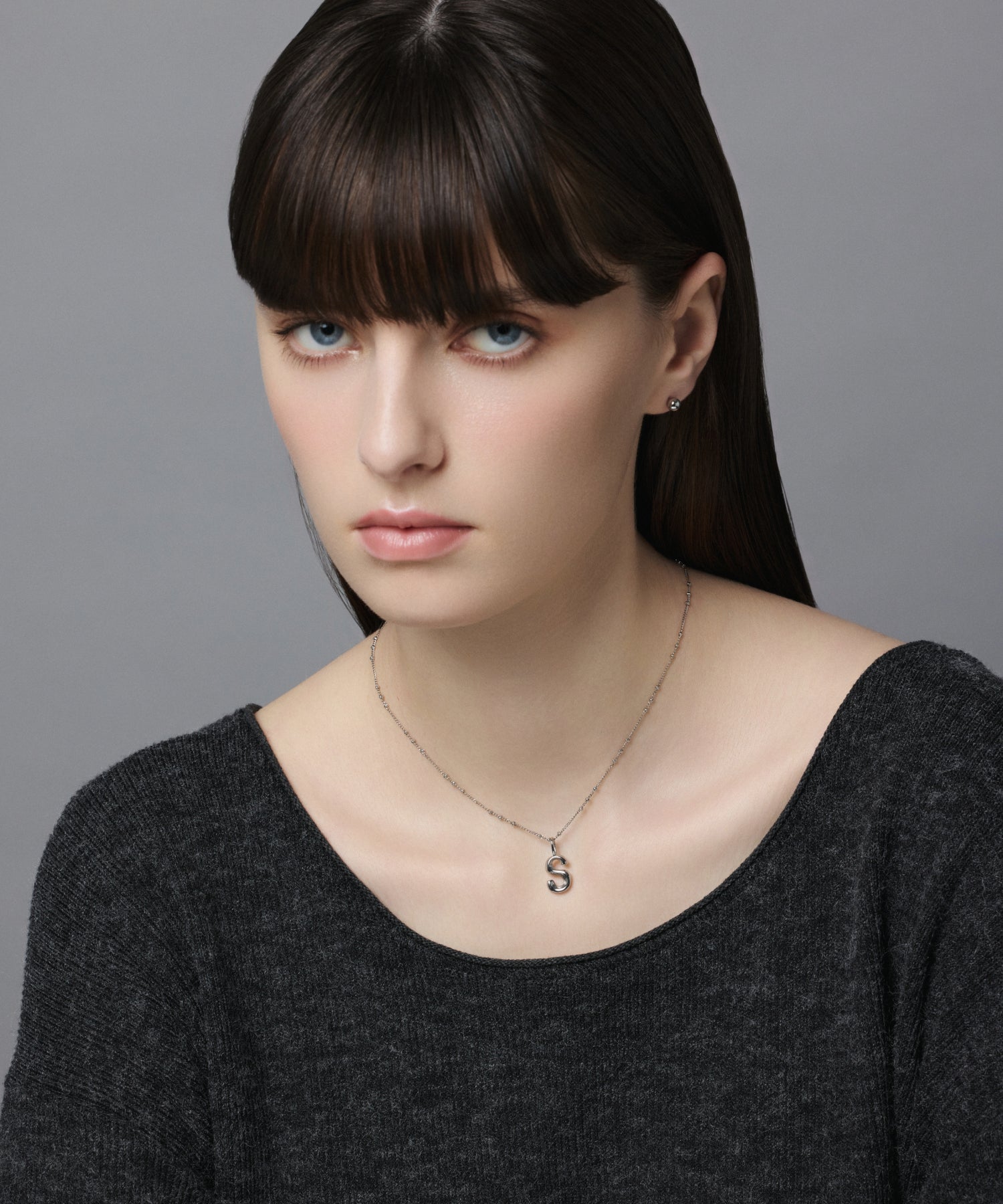 [Silver] Pinball earrings (medium)