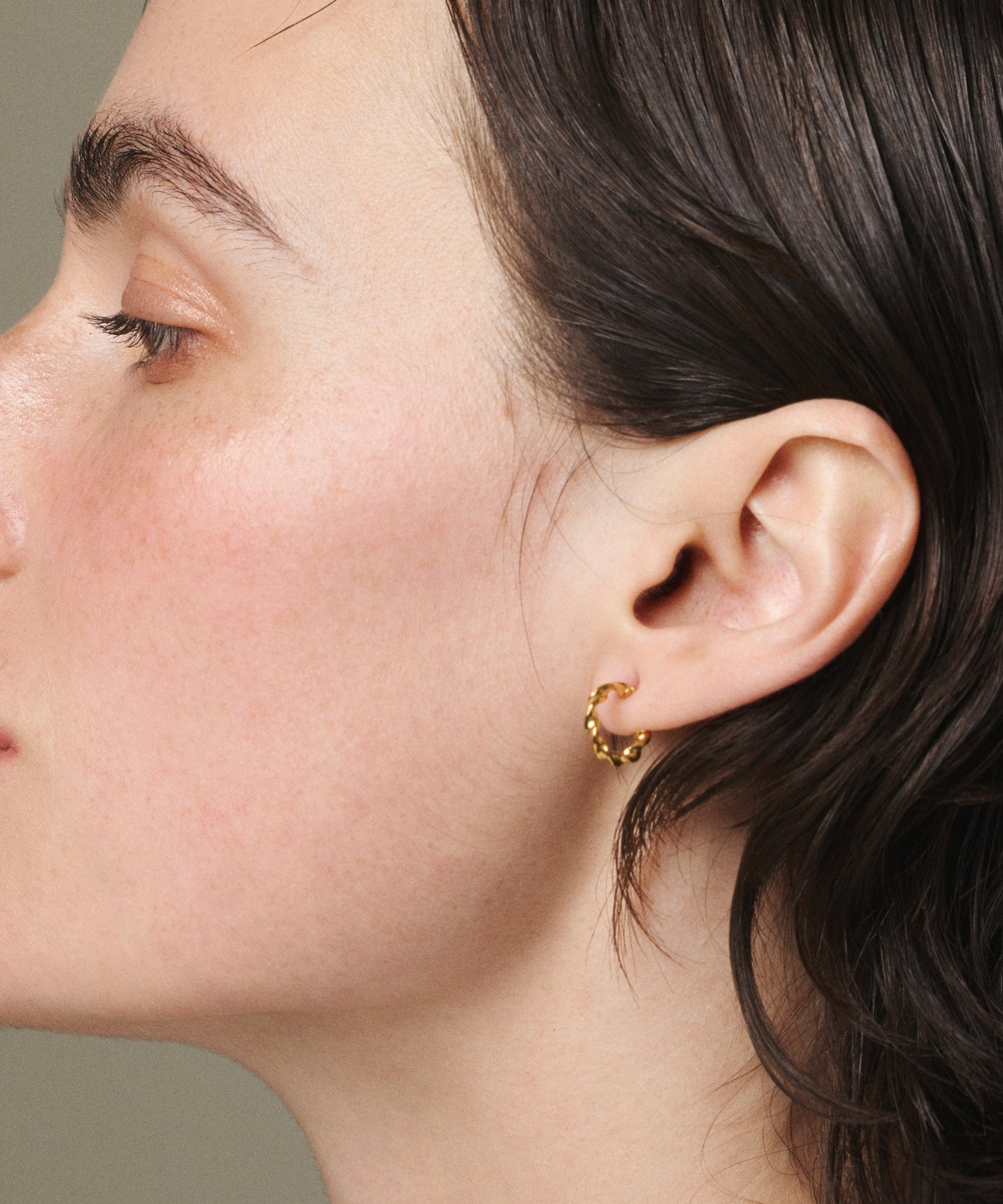 [Gold] Tiny Twist Earrings
