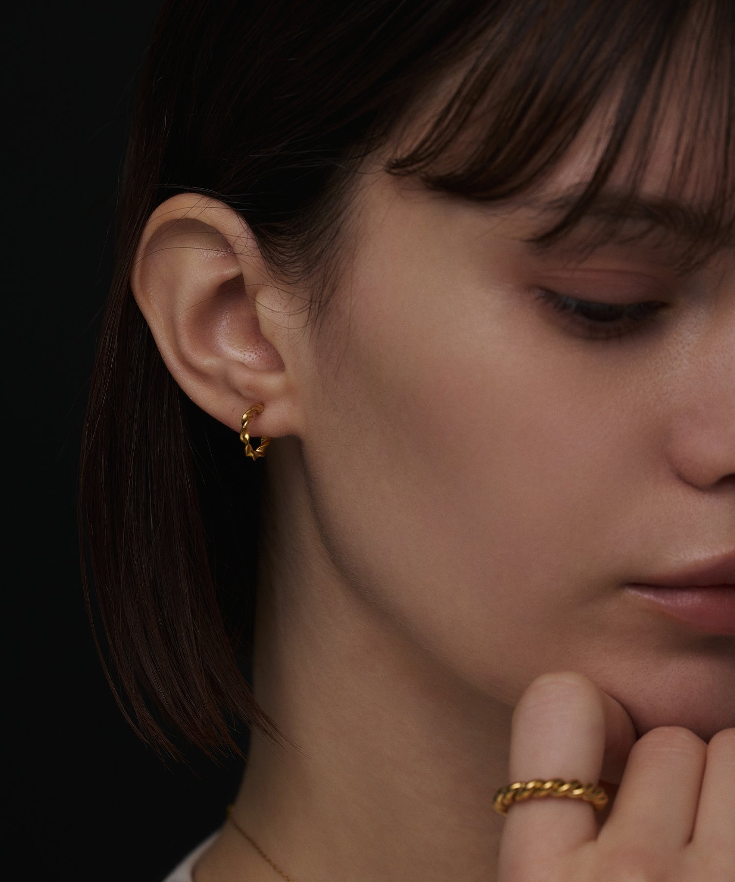 ピアス [PRIMAUTE] bold twist earring Bold Twist Earring トゥワイス ピアス ピアス