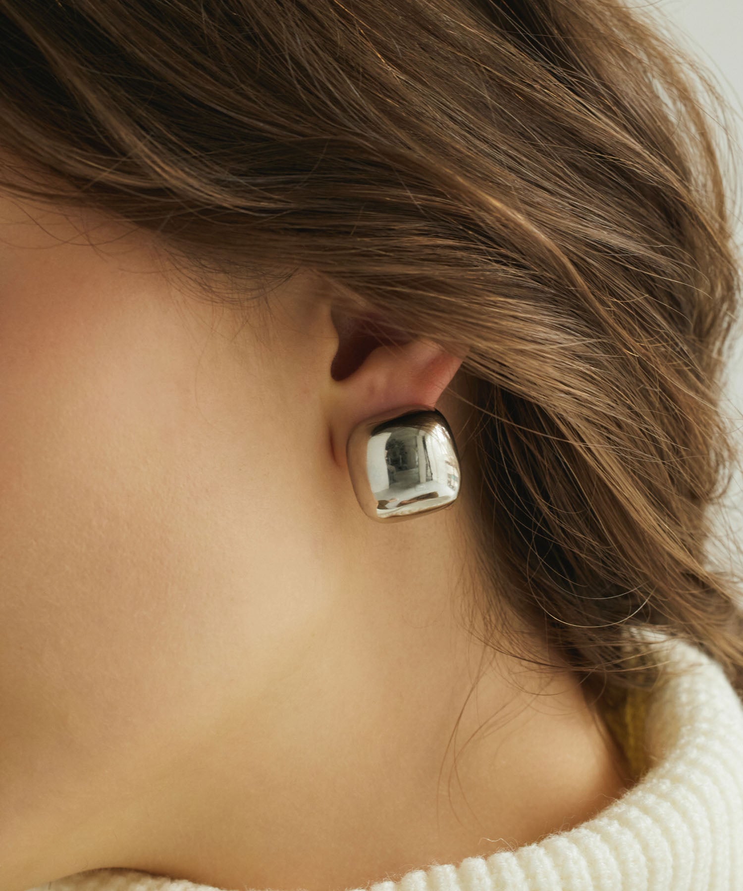 正規品【HYERES LOR】Triple Square Volumn Earring / ピアス 正規品【HYERES LOR】Triple Square Volumn Earring / ピアス
