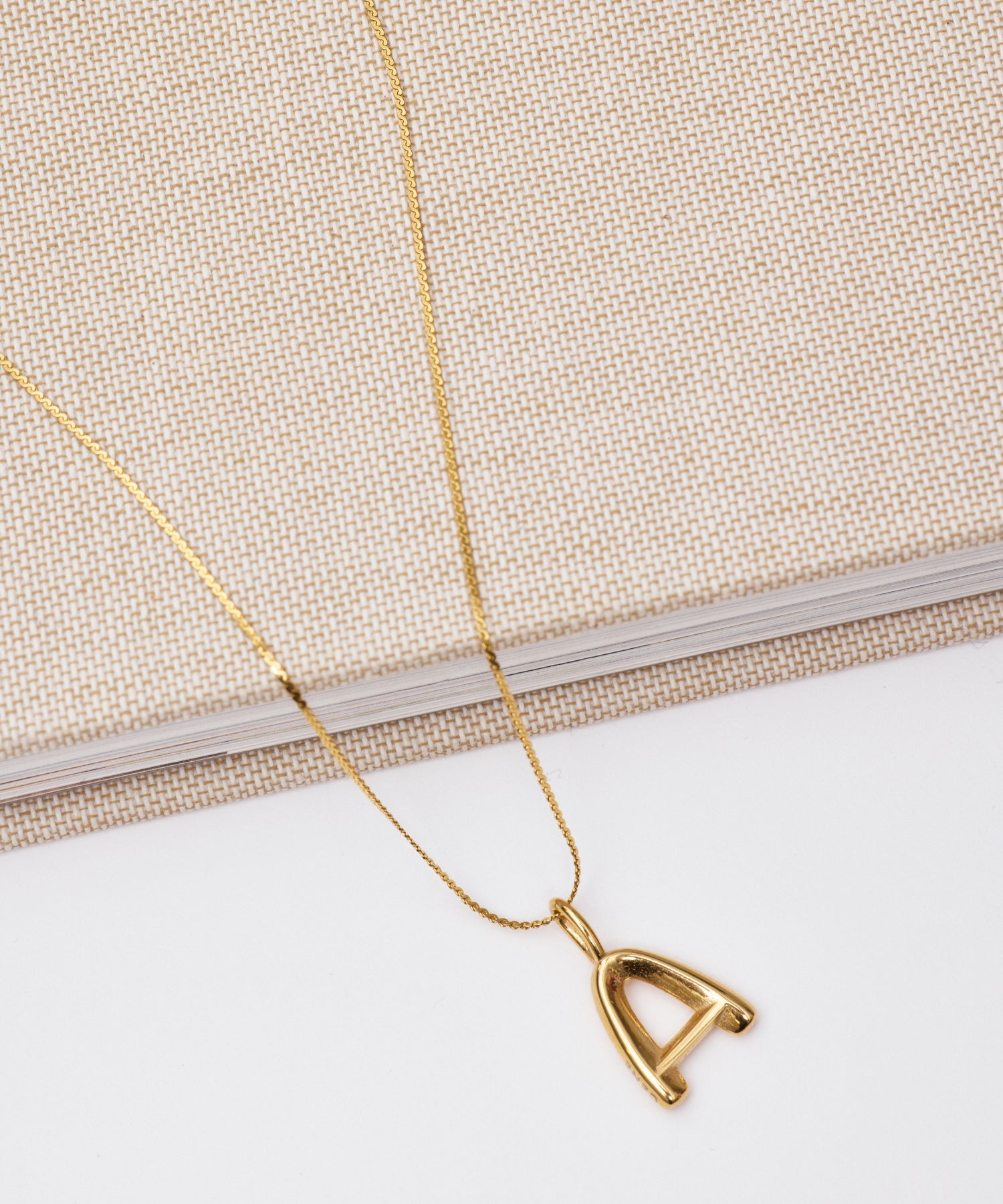 ゴールド]オリジナルイニシャルチャーム(A)