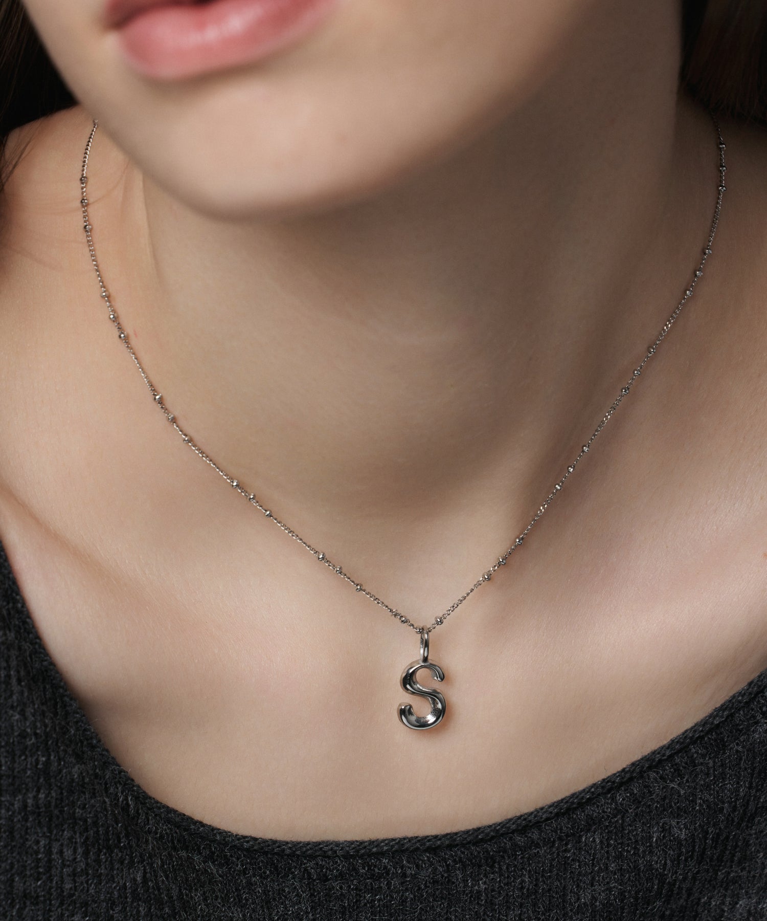 [Silver] Original Initial Charm (S)