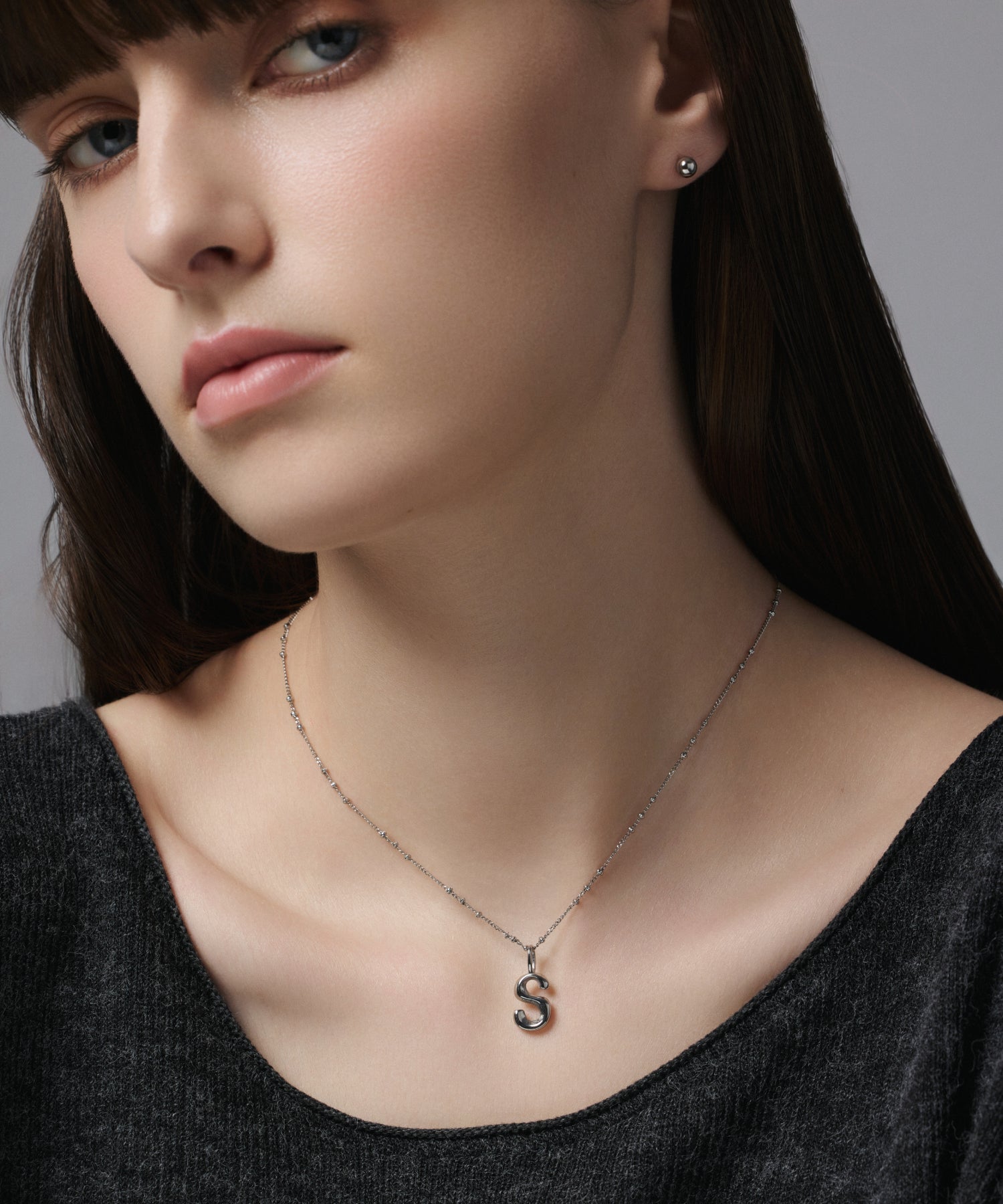 [Silver] Original Initial Charm (S)
