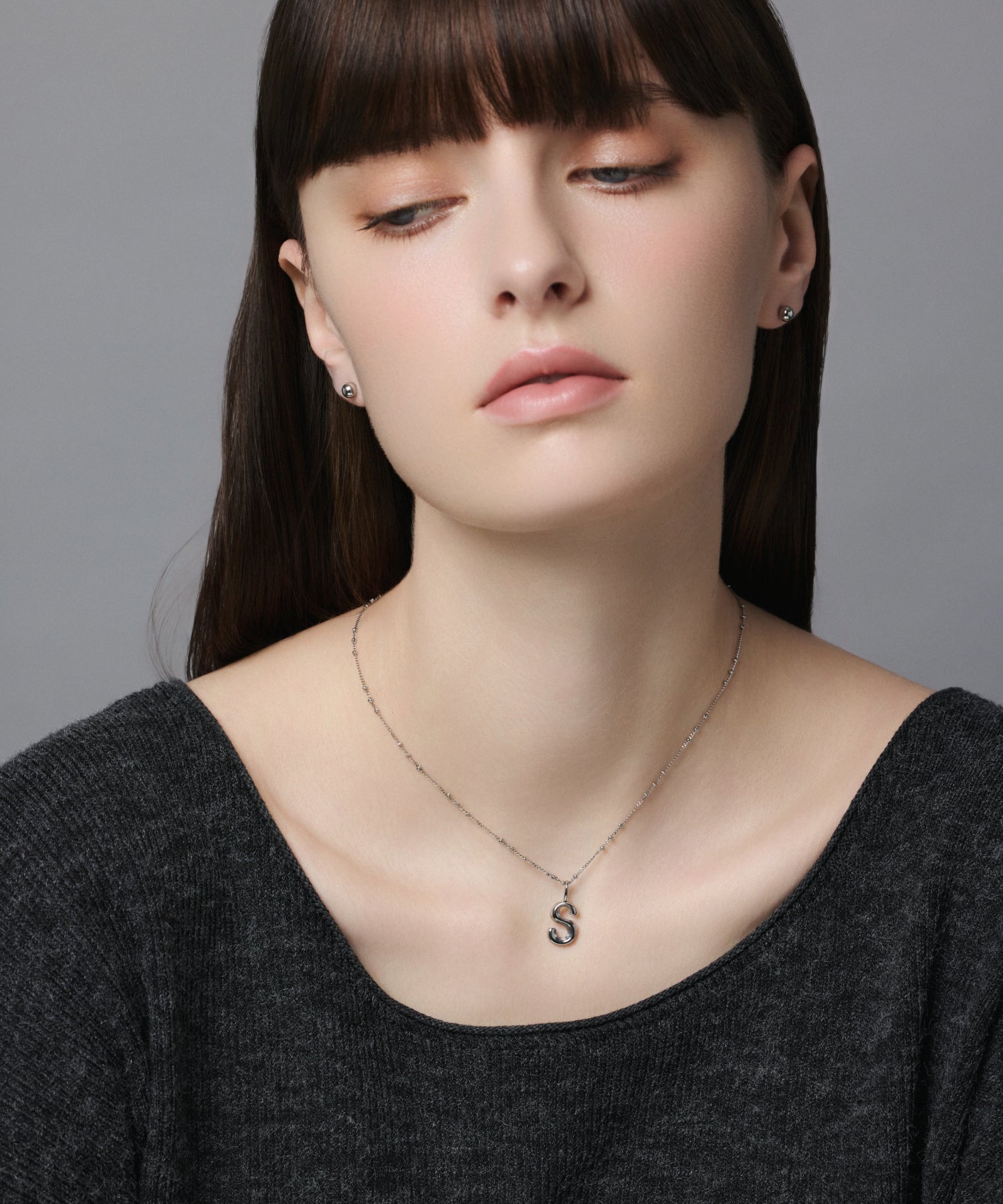 [Silver] Original Initial Charm (S)