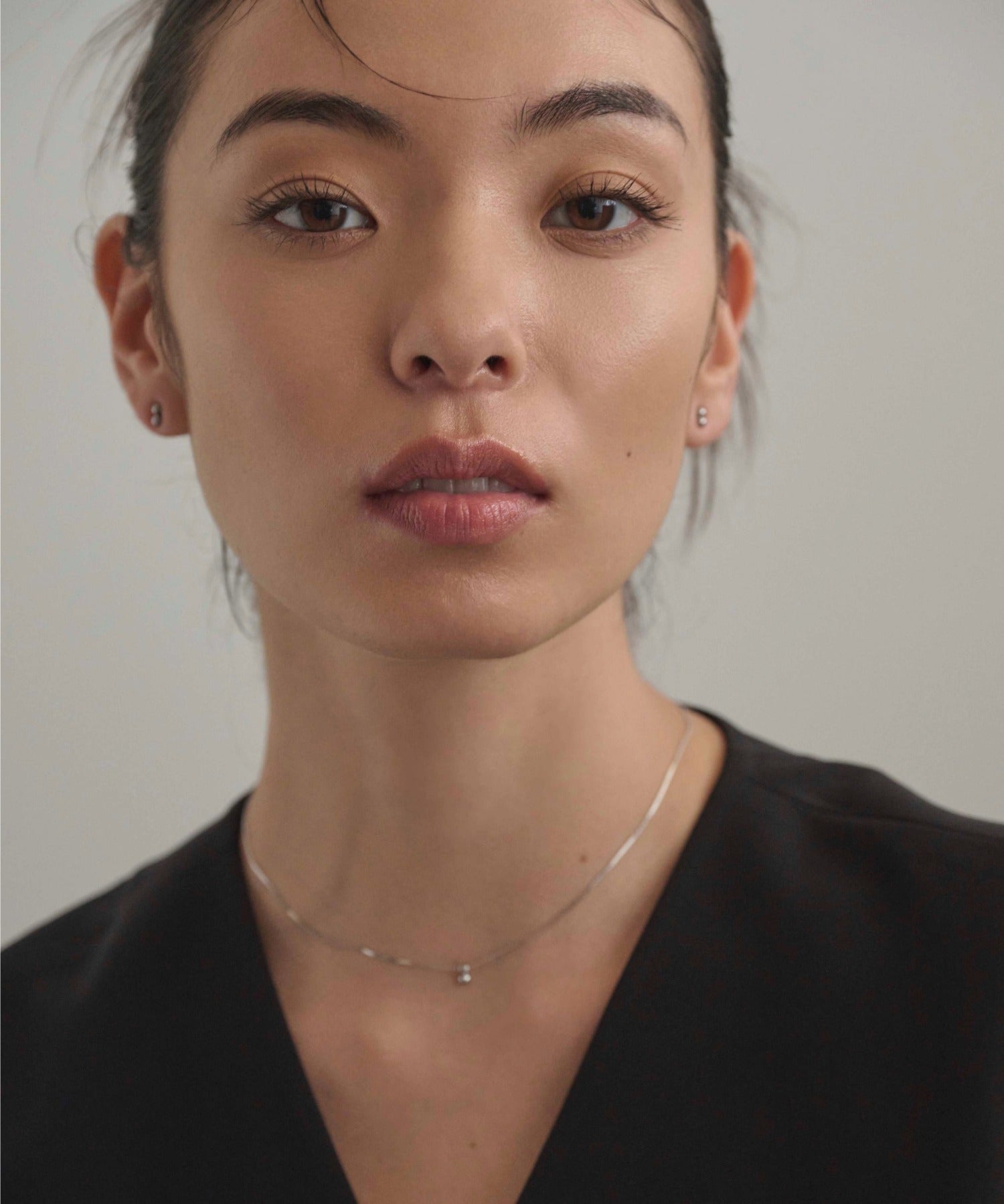 シルバー]ミニスフィアネックレス