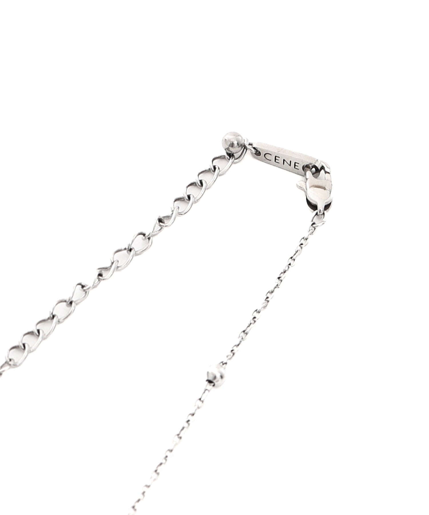 [シルバー]ミックスボールネックレス