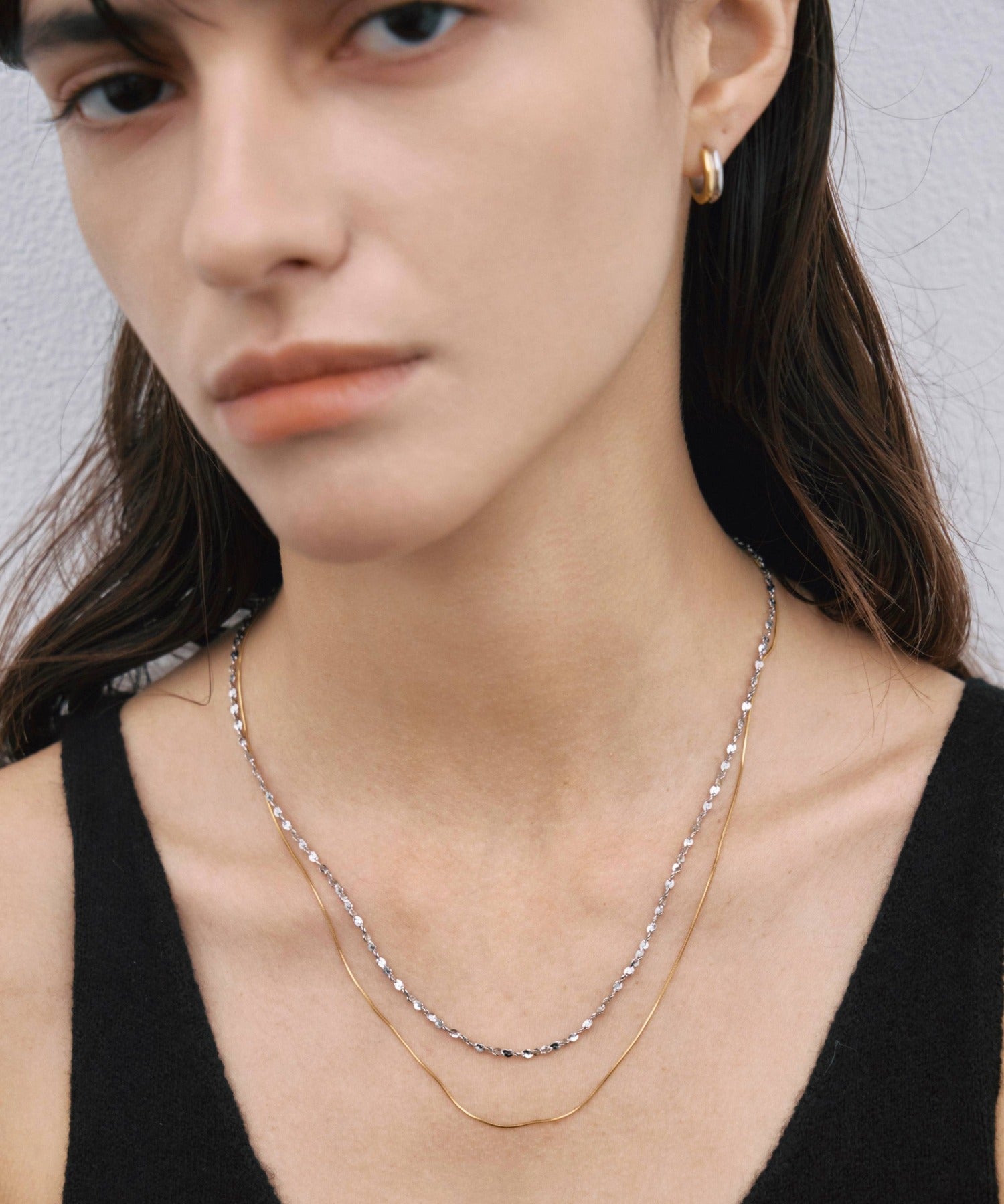 [ミックス]ルミナレイヤーネックレス