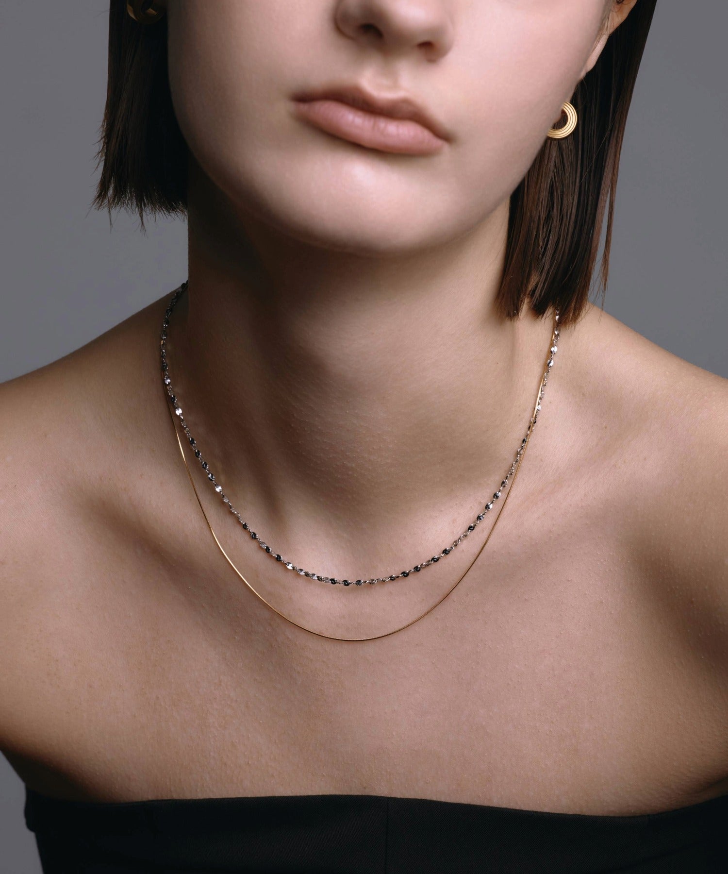 [ミックス]ルミナレイヤーネックレス