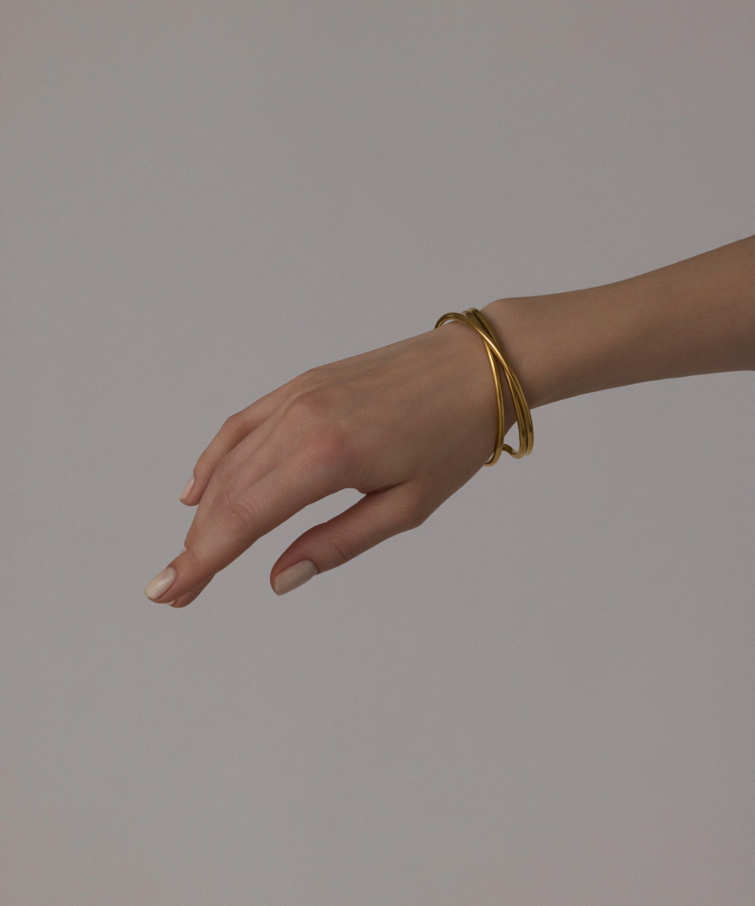 [Gold] Twist Arch Bangle