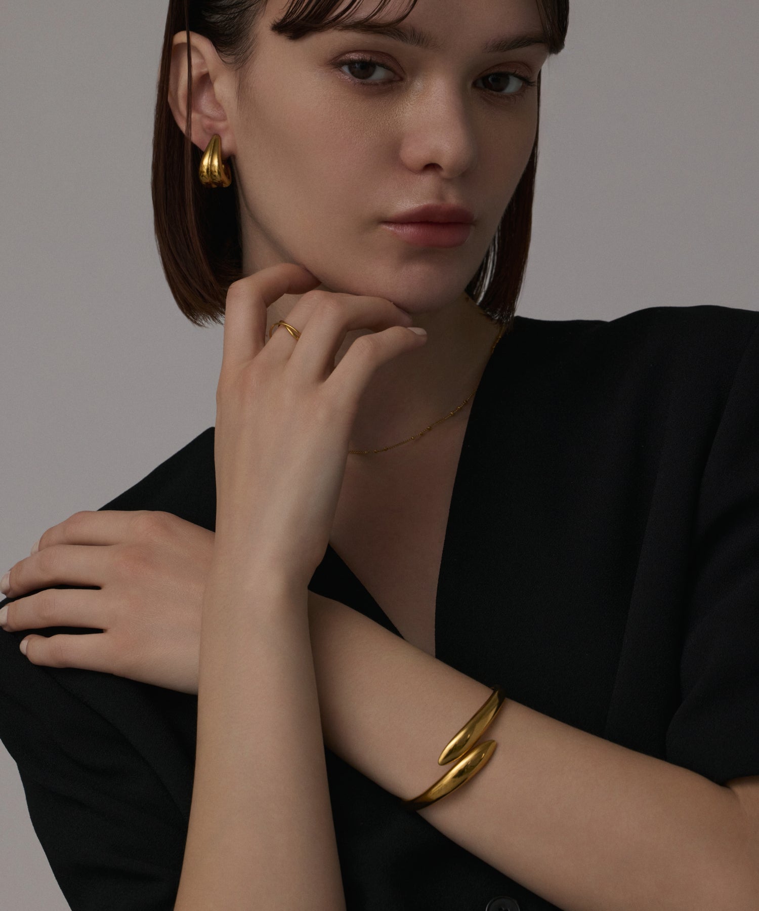 ゴールド]フレックスバングル