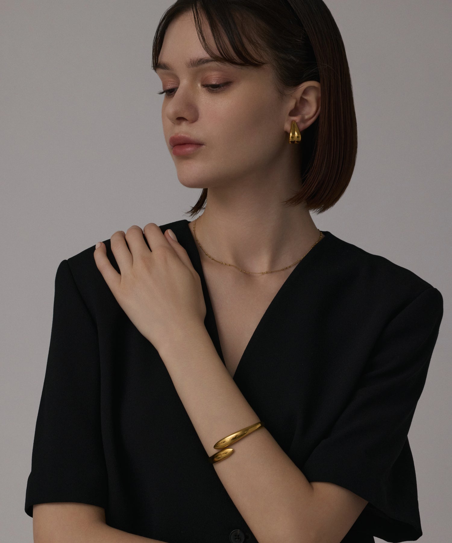 ゴールド]フレックスバングル