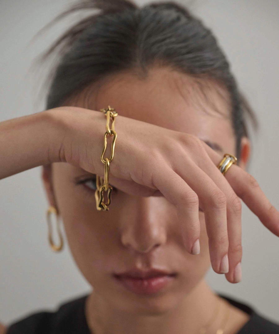 [GOLD]GOURD CHAIN BRACELET