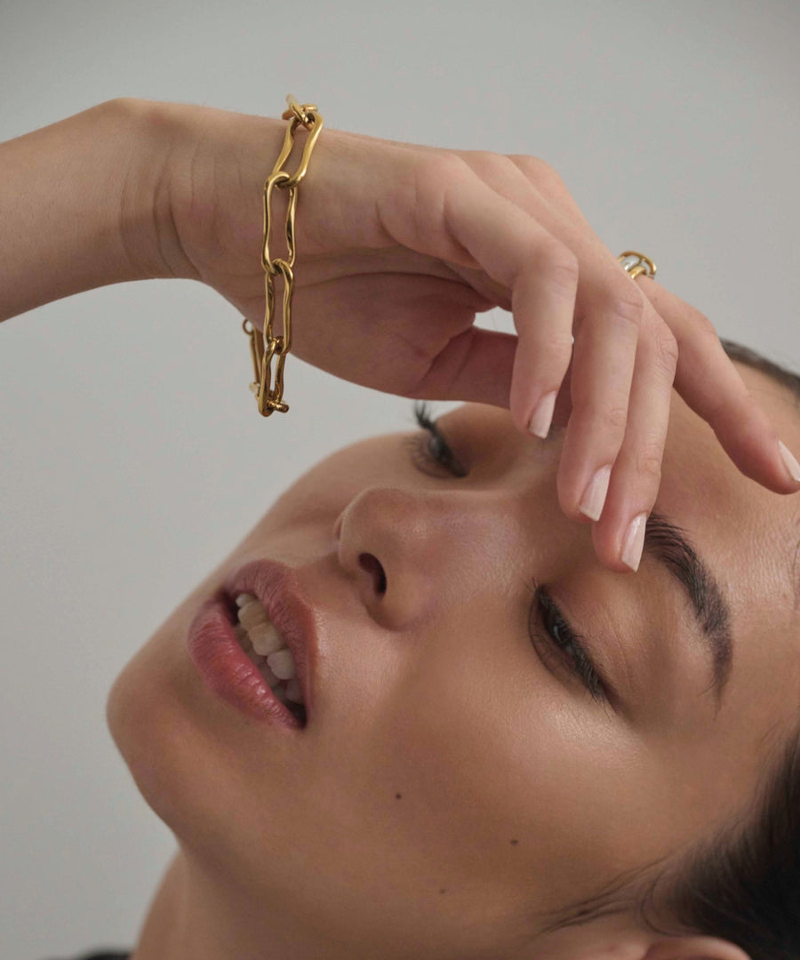 [GOLD]GOURD CHAIN BRACELET