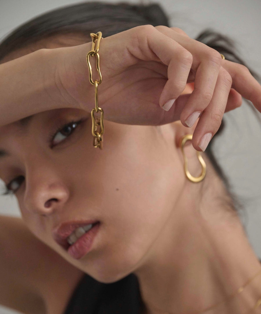 [GOLD]GOURD CHAIN BRACELET