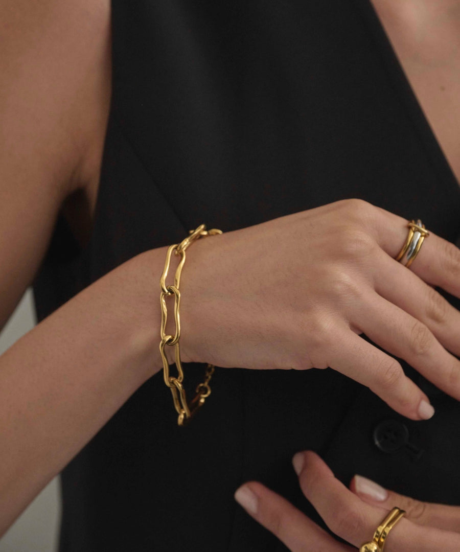 [GOLD]GOURD CHAIN BRACELET