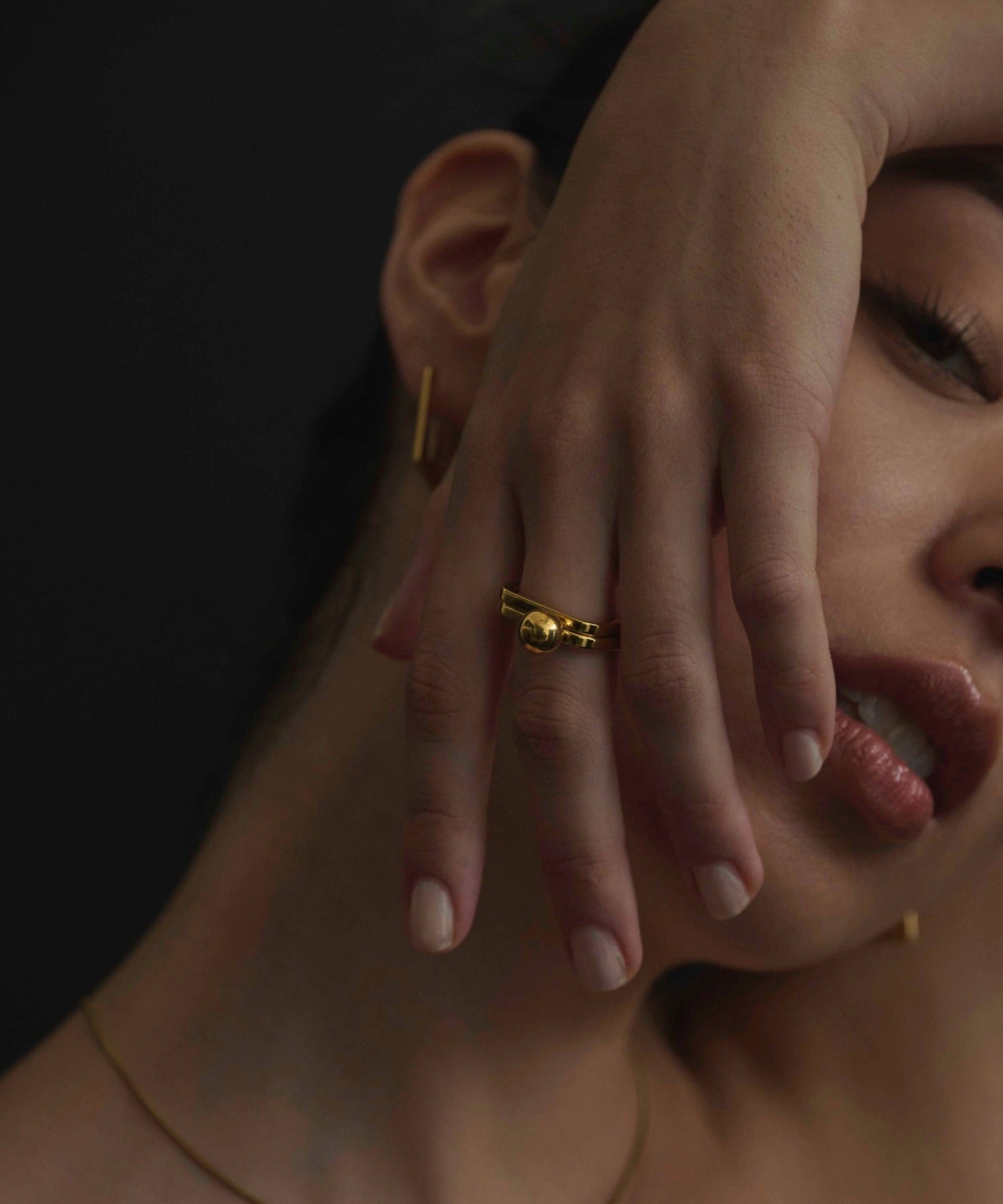 [Gold] Quart Ball Ring