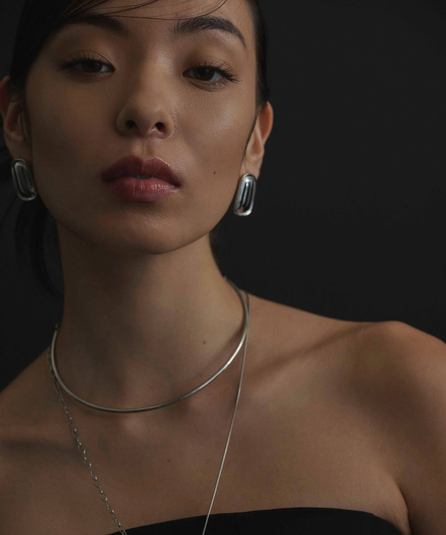 [シルバー]ミラーピアス