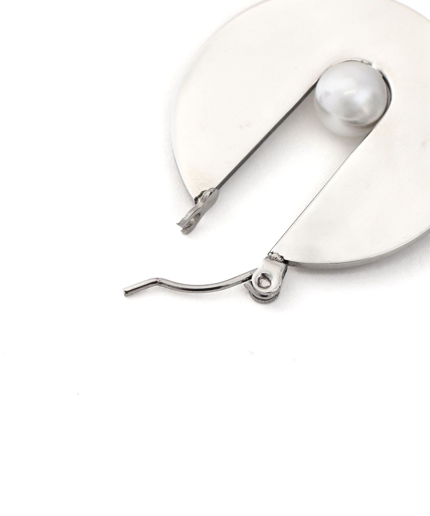 [シルバー]オービットフレームピアス